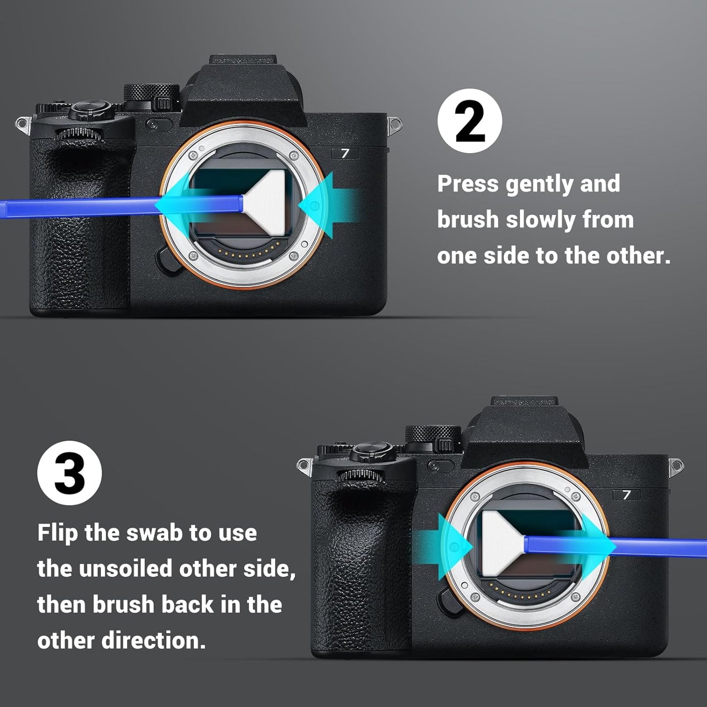 Midukit 10x Updated Camera Lens and Sensor Cleaning Kit for Full Frame DSLR - Swabs, Cleaner, and Essentials for Canon