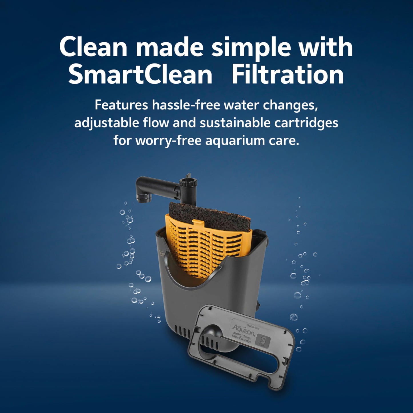 Aqueon Aquarium Starter Kit with Smart Clean Filtration and LED Lighting, Freshwater and Saltwater Fish, 20-Gallon
