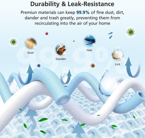 iRobot Vacuum Bags - 16 Pack Replacement Bags for Roomba i7+, i8+, i3+, i4+, i5+, i6+ | Compatible with Clean Base Models