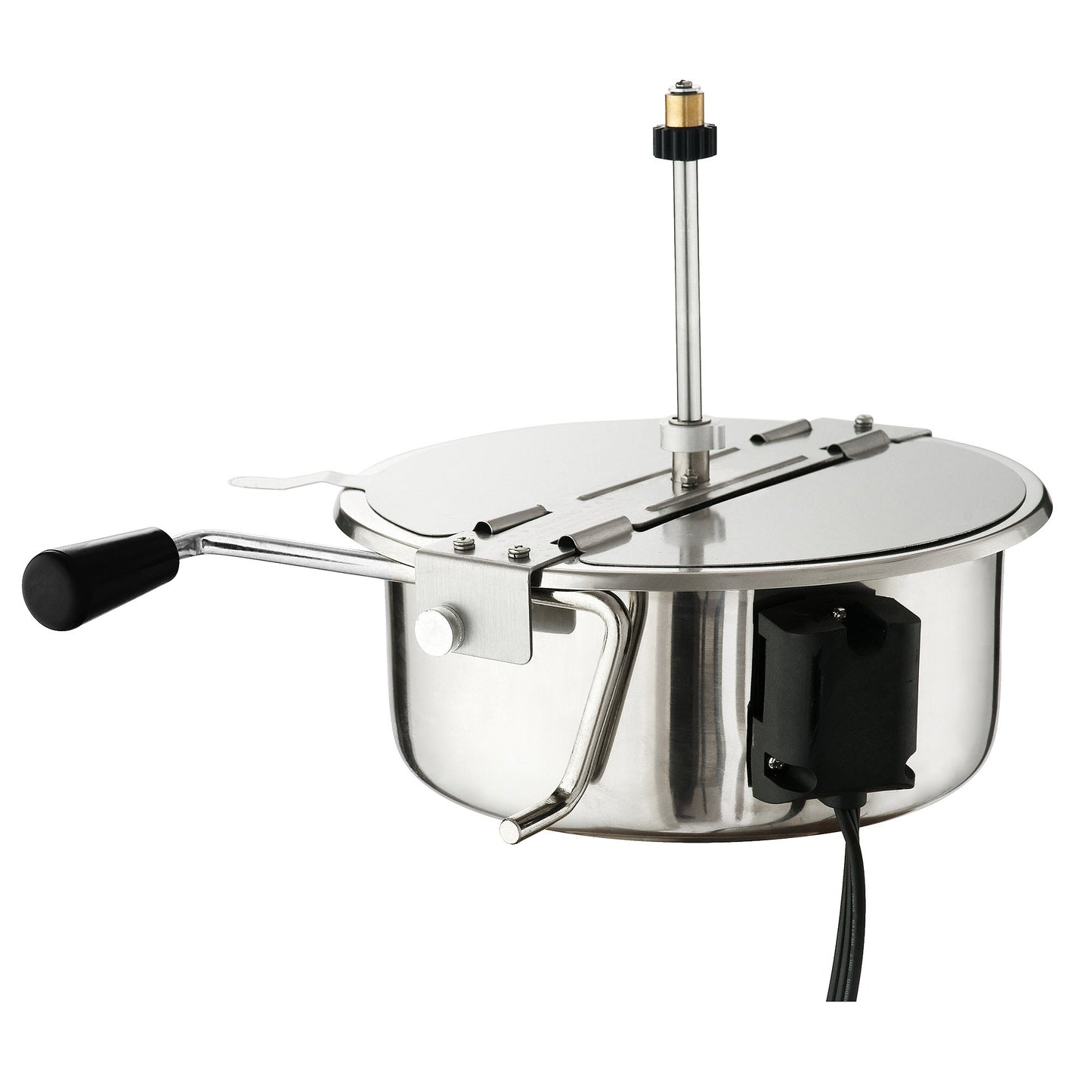 Lincoln Popcorn Machine - 8oz Popper with Stainless-Steel Kettle, Reject Kernel Tray, Warming Light and Accessories by Great Northern Popcorn (Black)
