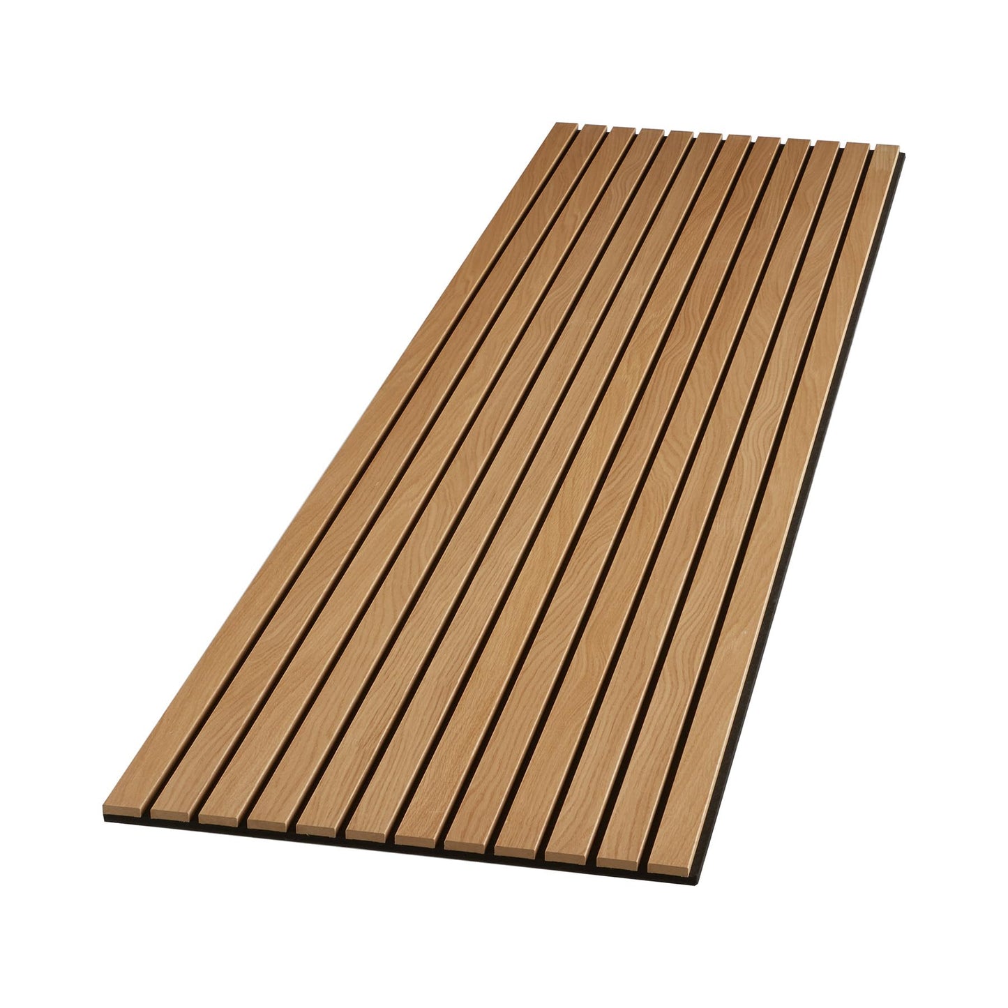 WVH Luxe American Oak Acoustic Slat Wood Wall Panels, Measures 94.49" x 23.62", Premium Finish, Interior Decor for Walls & Ceilings, Noise Cancelling & Sound Absorbing for Home, Office & Bedroom, 2pcs
