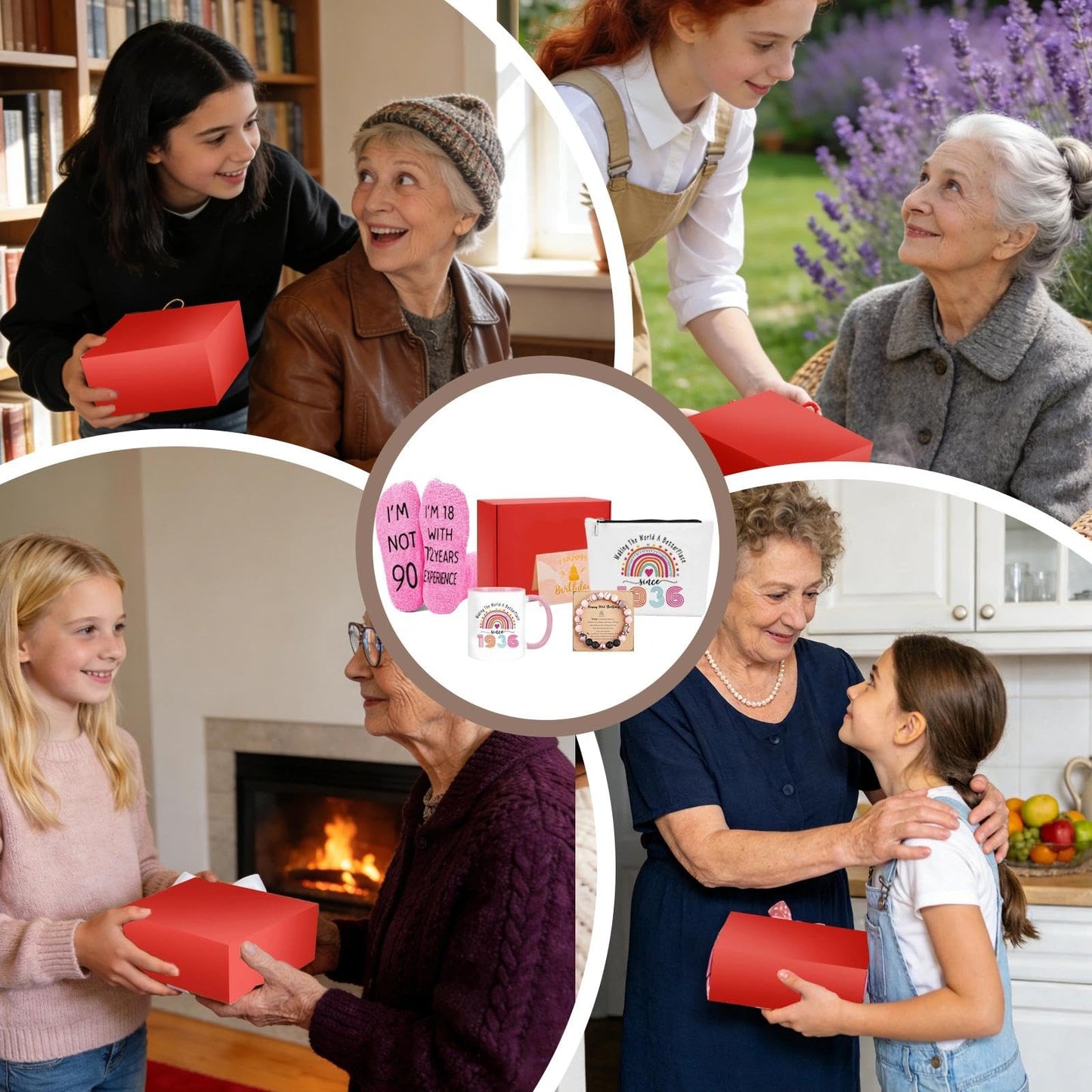 Farmansion 90th Birthday Gifts for Women, 1935 Coffee Mug Gift for Woman, Turning 90th Birthday for Mom Sister Wife Grandma