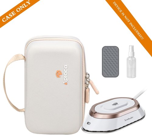 Aproca Case for Newbealer Mini Travel Iron | Portable Storage Bag - Grey (Case Only)