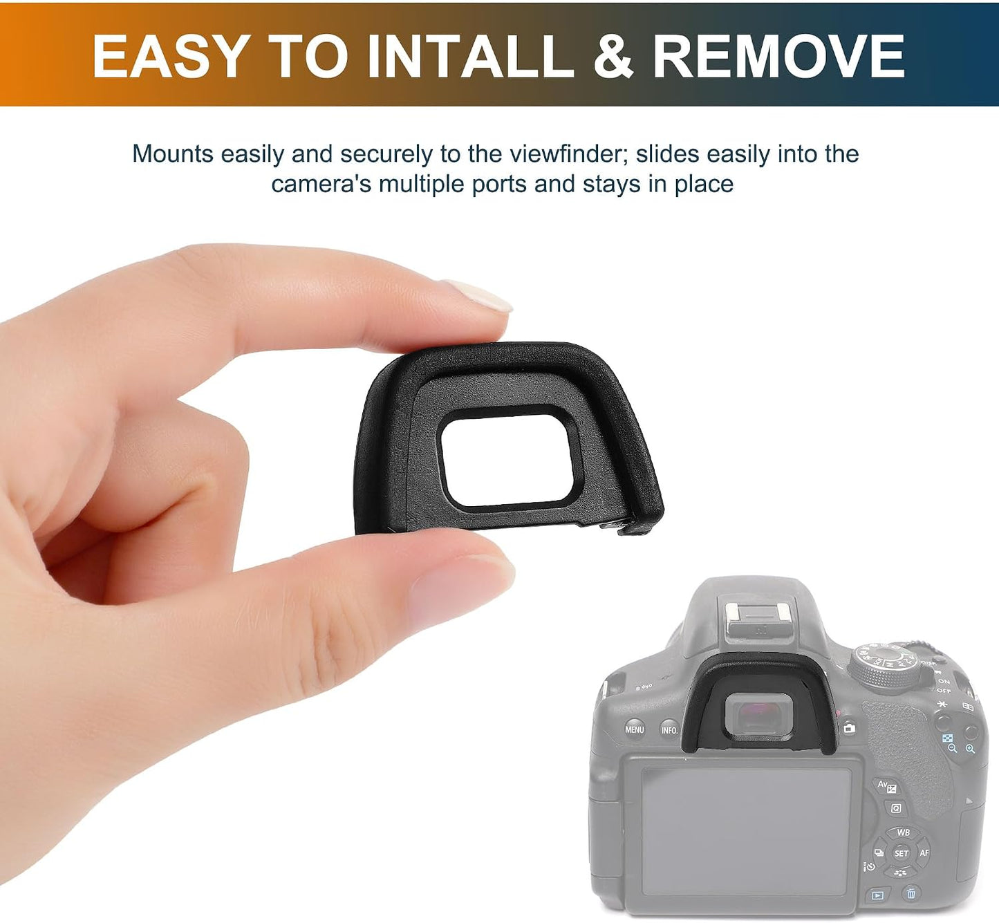 5 DK-23 D300S D300 D500 D7100 uxcell Camera Eyecup Eyepiece, Pcs Cameras Rubber Eye Cup Viewfinder Protector for Nikon