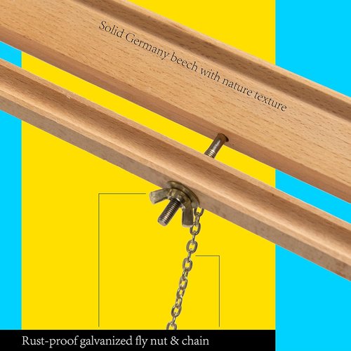 MEEDEN Wood Easel Stand - Versatile Tripod Display for Posters, Pictures & Paintings | Wedding Decor Holder