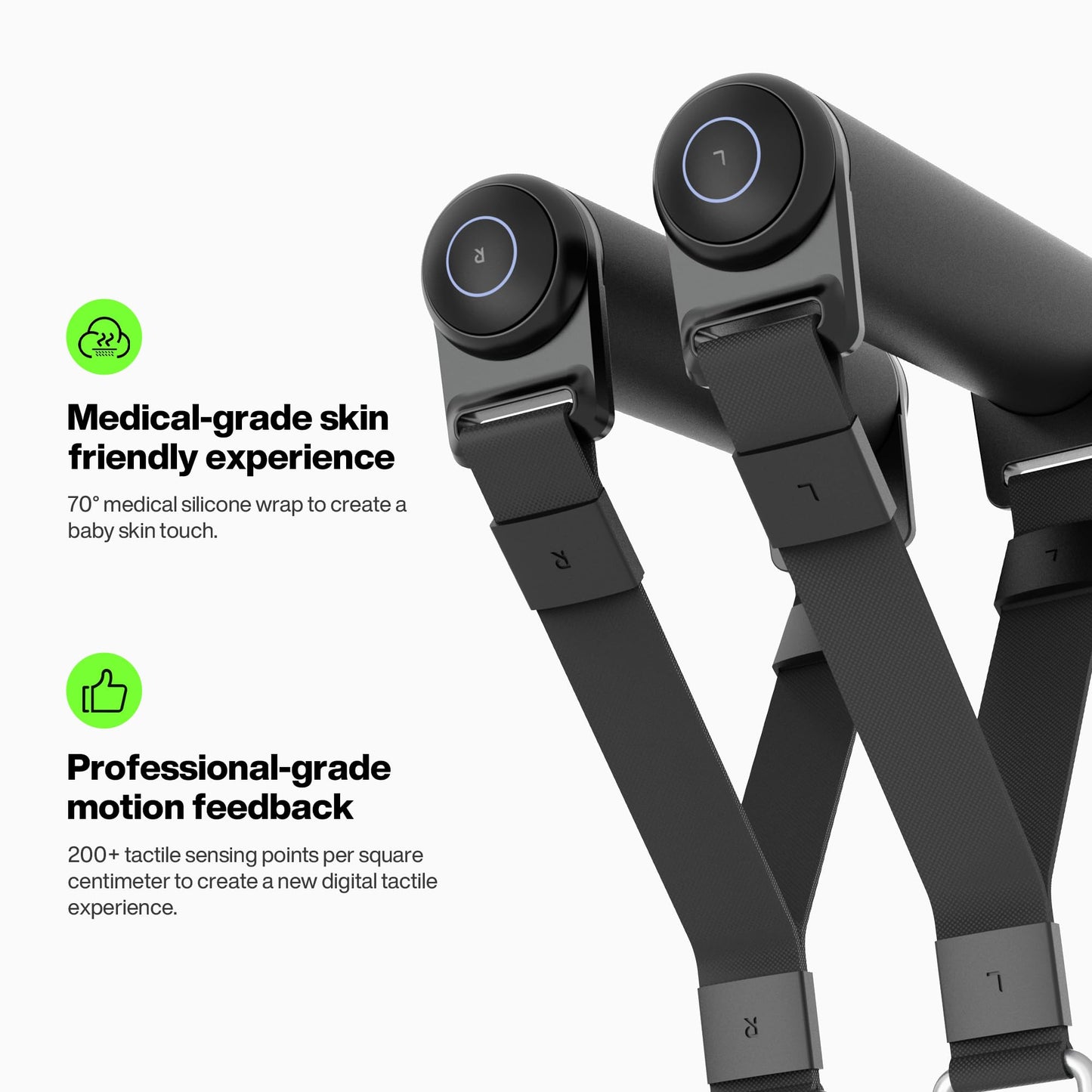 Speediance PowerGrip Smart Heavy Duty Exercise Handles, Adapted for Bench Press, Squat Training, and Other Muscle-Strengthening Exercises, Grip Attachments for Gym Monster Equipment
