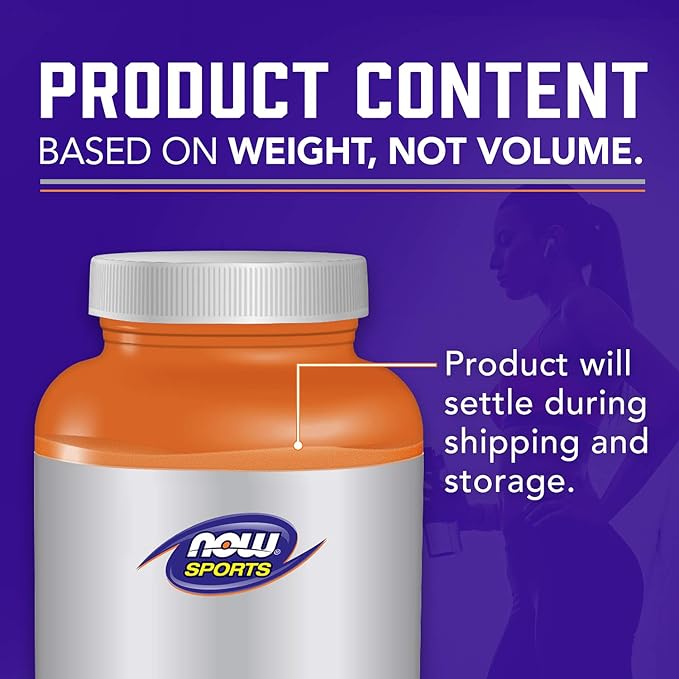 NOW Foods Sports Nutrition, Pea Protein 25 g With BCAAs, Easily Digested, Vanilla Toffee Powder, 2-Pound