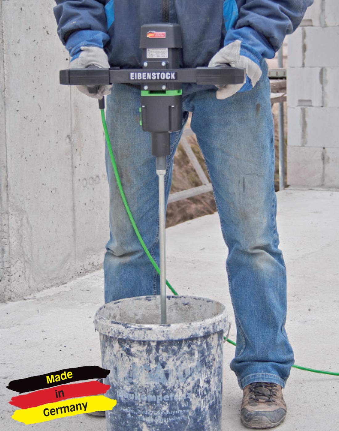 CS Unitec | EHR 23/1.4 R | Powerful and Reliable Mixing Drill for Tough and Continuous Use. Designed for High-Viscosity Materials – Made in Germany