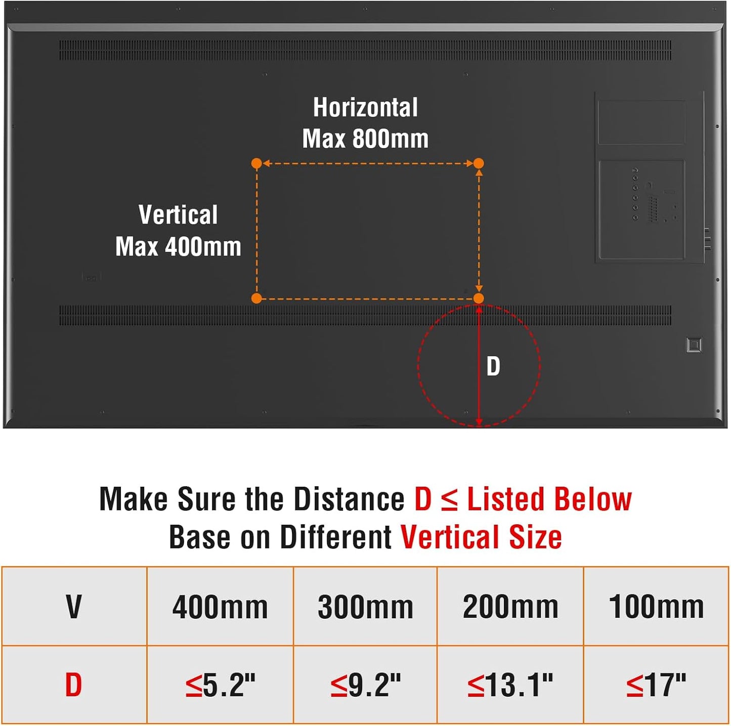 ELIVED 27 55 inch 88 lbs, 800x400mm, YD1014 Universal Table Top TV Stand for Most to LCD LED Plasma Flat Screen TVs, TV