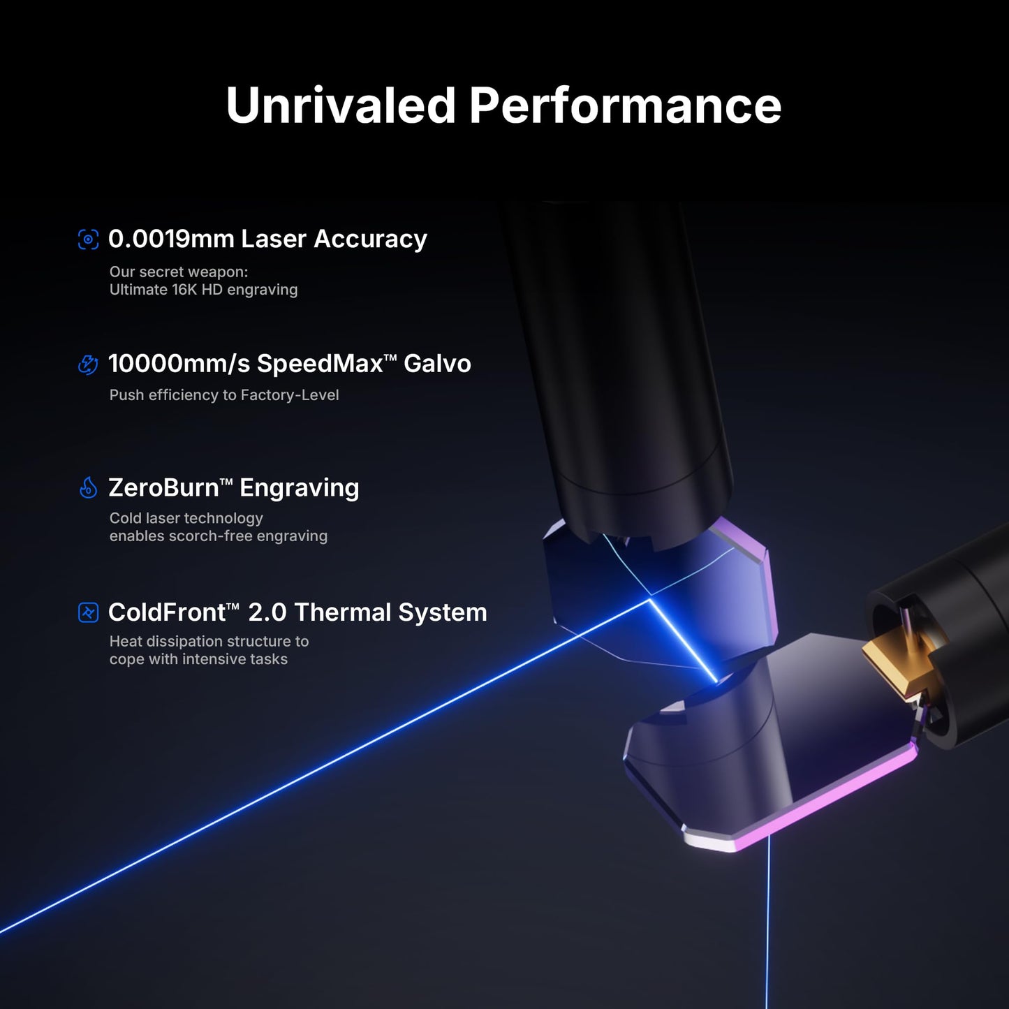 ComMarker XE 6W UV Engraving Machine, 3D Internal Engraving, Auto-Focus with LiDAR Ranging System, 10,000mm/s Engraving System, On-Site & Small-Batch Ready Engraving Machine (XE-Basic Bundle-6W)