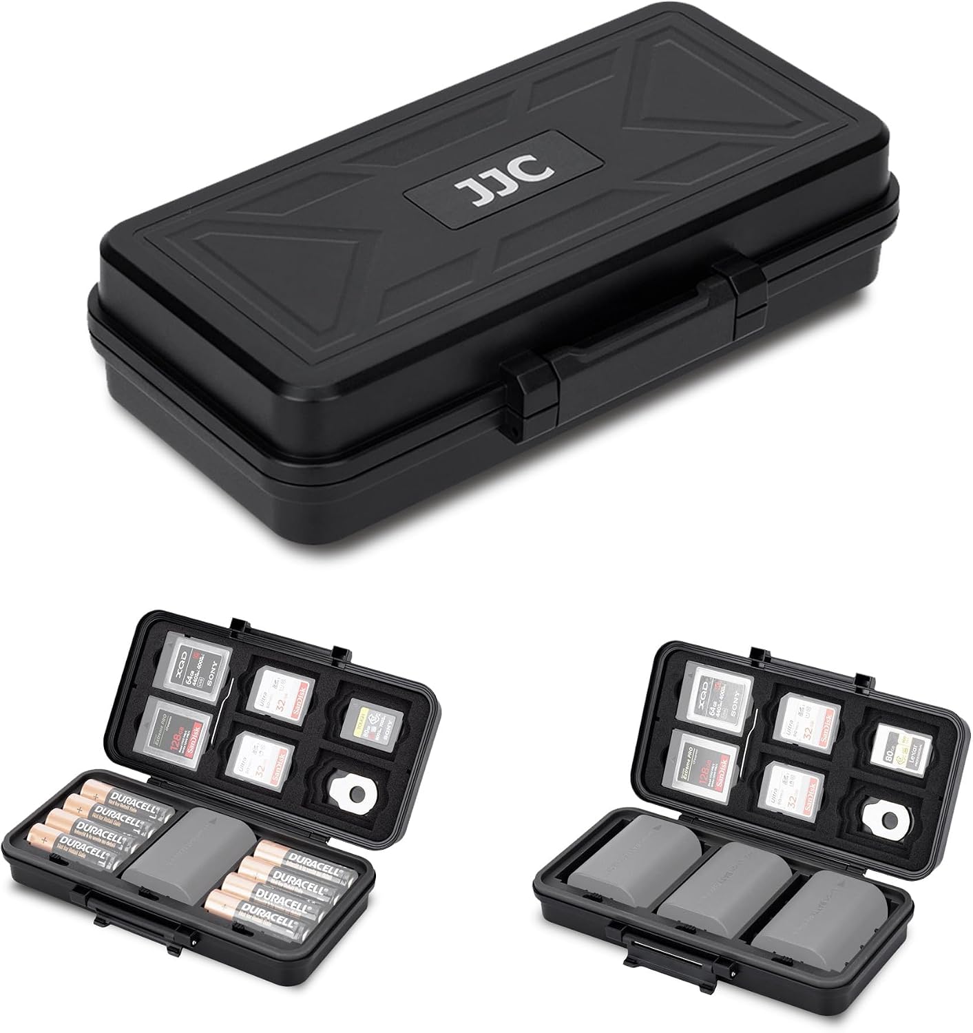 3 6 SD/5 A/6 LP-E6 NP-FZ100 JJC Camera Battery SD Card Case for Camera Batteries, CFexpress Type CFexpress Type B