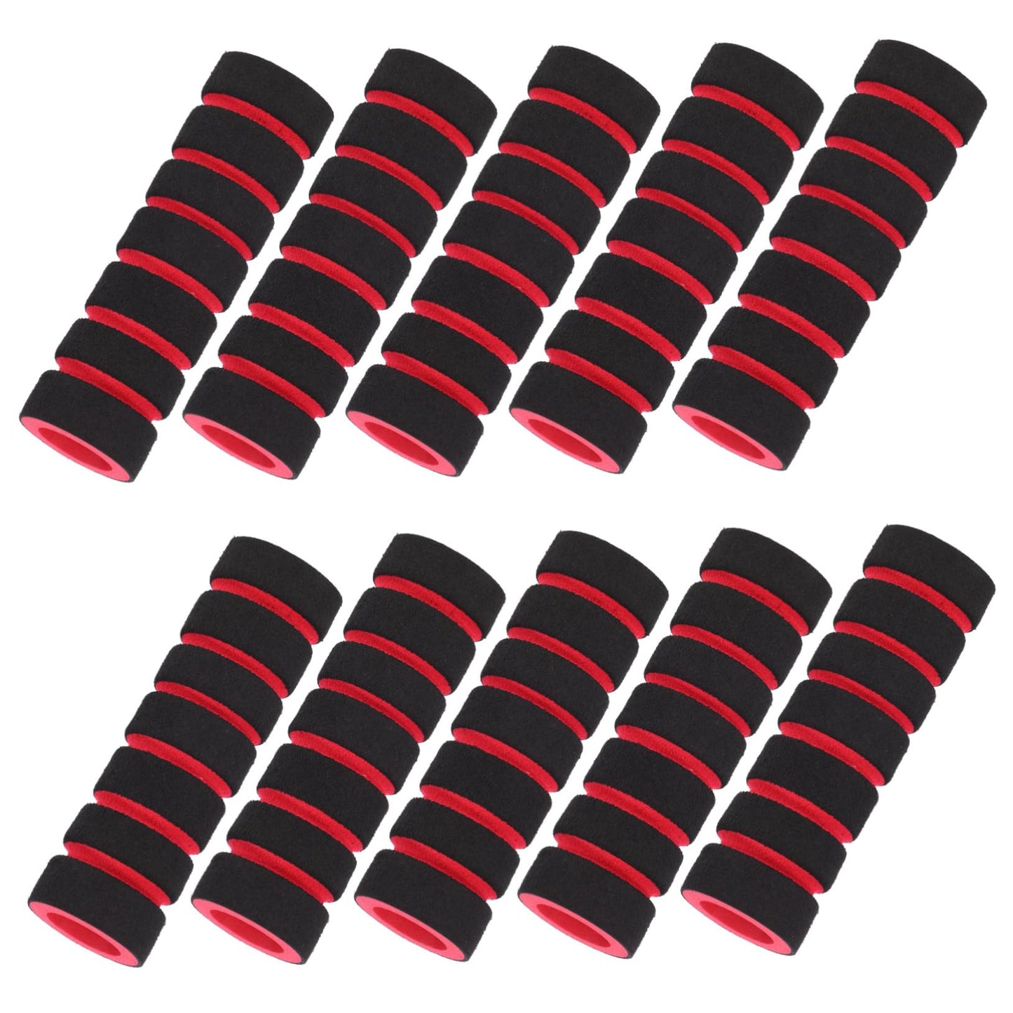 balacoo Replacement Sponge Roller Covers 4.33X1.25X1.57 Inch Foam Pads for Exercise Machines Leg Curl and Extension Equipment Comfortable Gym Grip Protectors for Ab Training
