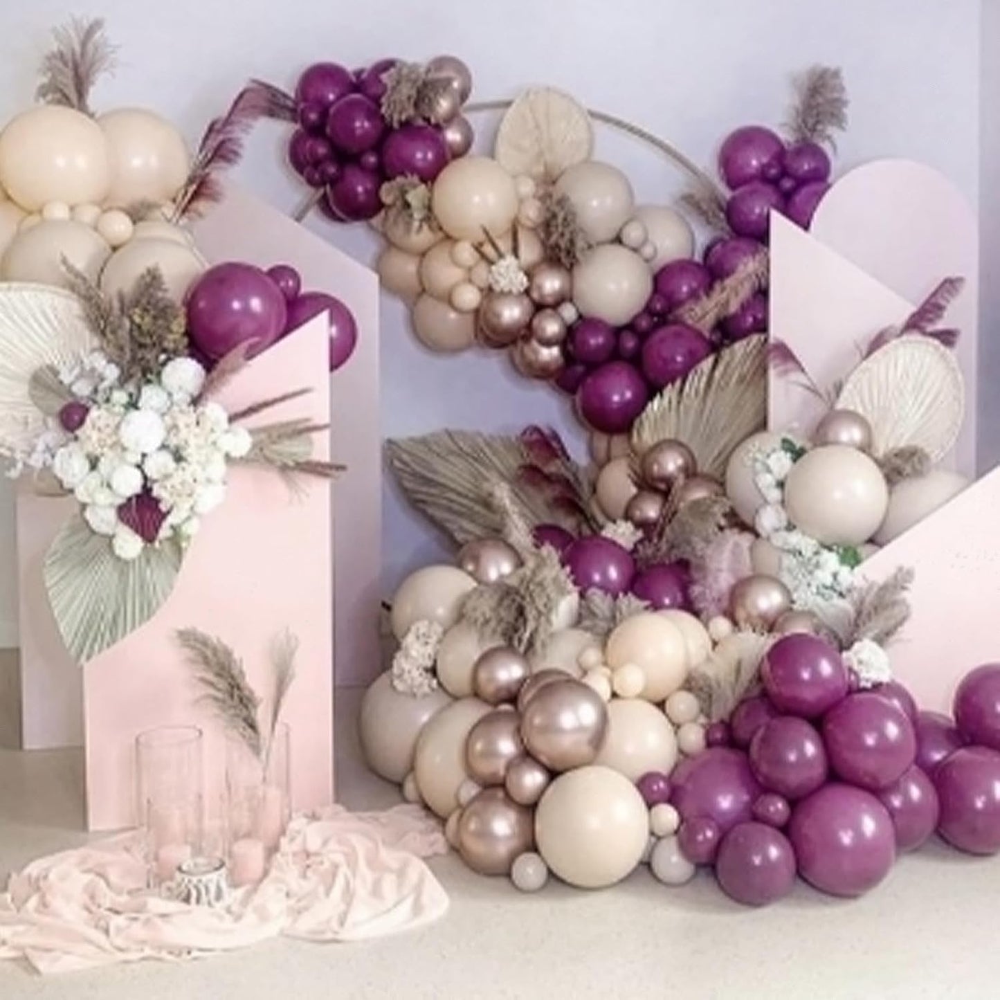PartyWoo Dark Purple Balloons - 100 Pcs 10 Inch Latex Helium Balloons for Graduation & Parties