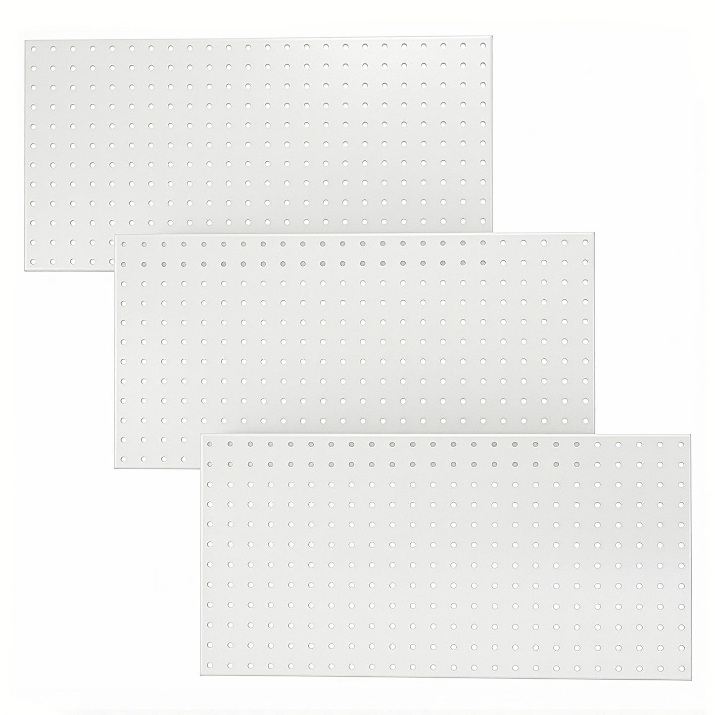 Ultrawall Metal Pegboard Panels, Pegboard Wall Organizer, Peg Boards for Garage, Tool Storage Organization, 12"X24", 3pcs, White