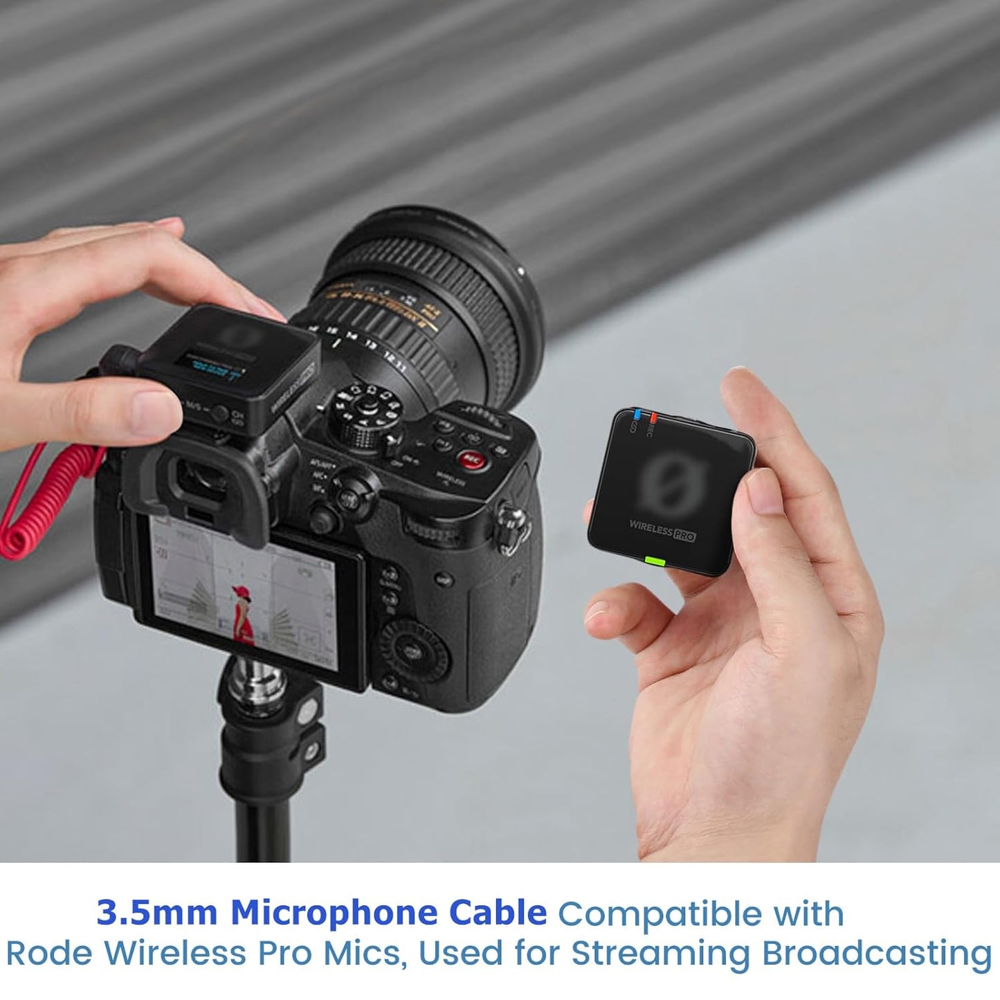 2-Pack 3.5mm 2 2 M1 M2 150 3.5mm Microphone Cable Compatible with Rode Wireless Pro / Wireless Go / DJI Mic