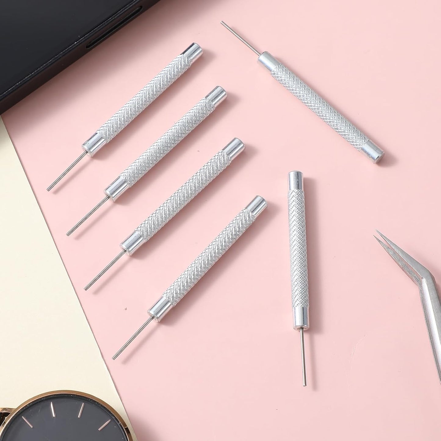 AOZUO 16 Pcs SIM Card Removal Pin, SIM Card Tray Ejector Pins Removal Opening Tool Watch Chain Link Remover Pin Tools