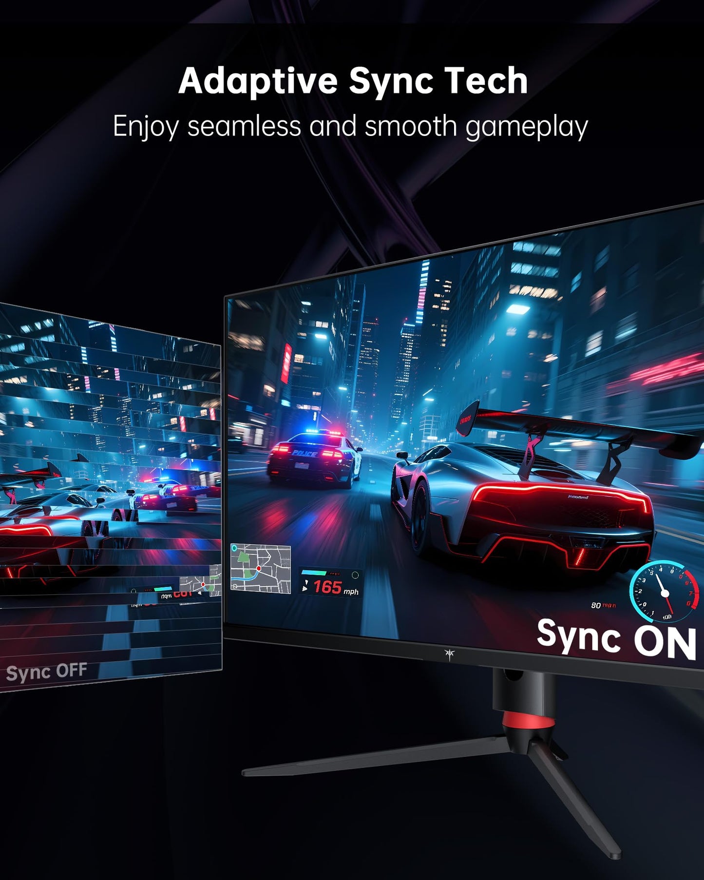 KTC 32 Inch 4K Gaming Monitor, 165Hz UHD (3840x2160P) Fast IPS Screen, 1ms (MPRT), Adaptive Sync, 3000:1 Contrast,121% sRGB,HDMI 2.1 Display Port 1.4, Tilt/Height Adjustment, VESA Mount, H32P22P