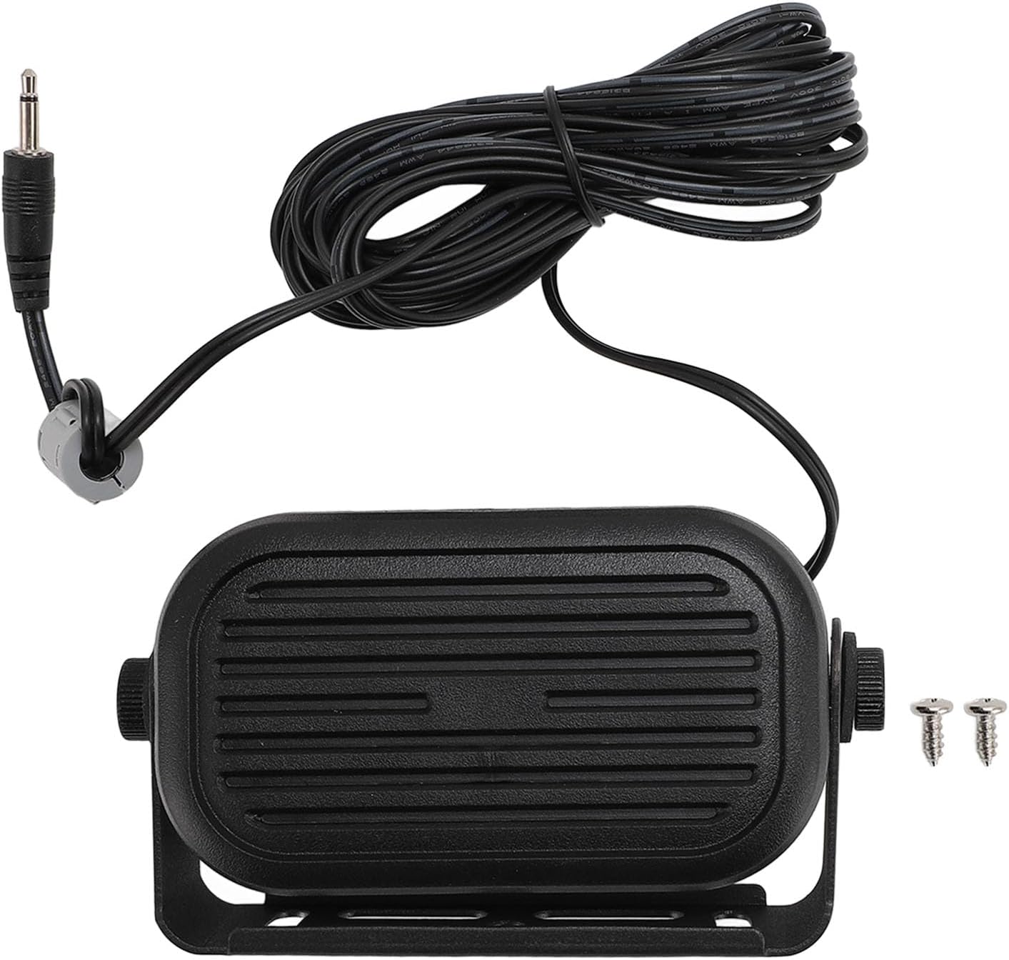 Yoidesu 35L 3.5mm 14.76ft SP External Speaker, Mobile Radio Car Truck Vehicle Speaker with Cable, Mini External Speaker