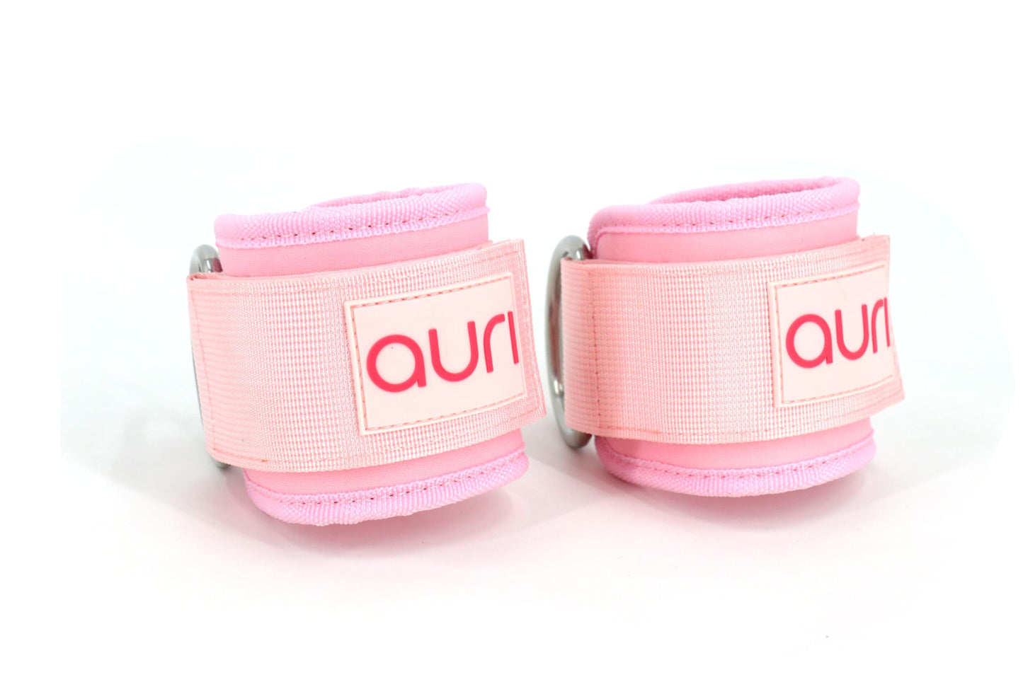 Auri Fit Ankle Strap for Cable Machine - Padded Neoprene Cuff with Stainless Steel D-Ring for Comfort & Support During Glute Kickbacks, Leg Extensions, Hip Abductors & Lower Body Workouts