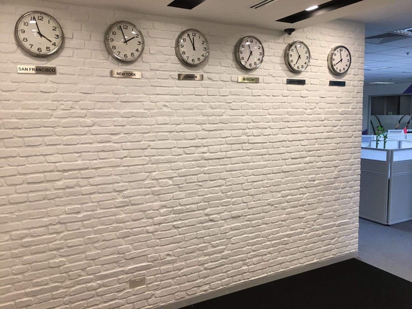 Faux Brick Wall Panels, 3D Wall Panel with Resin Texture Brick for TV Background, Indoor and Outdoor Use (30 sq.ft/Box, Matt White, Church)