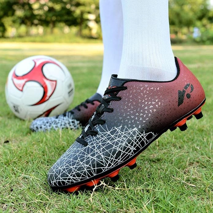 Unisex Low Top AG Sports Soccer Cleats Training Shoes Non-Slip Wear Resistant Football Shoes