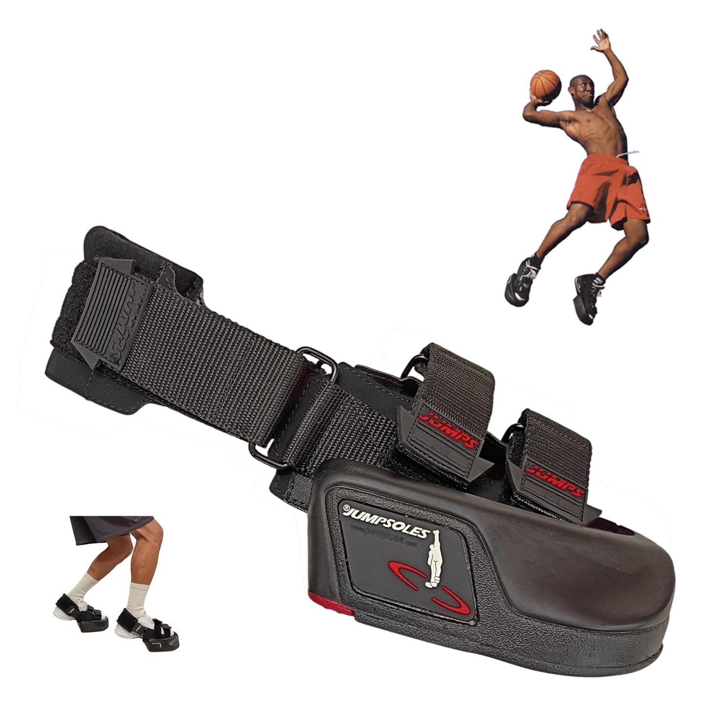 Jump Training System – Vertical Leap Speed & Agility Trainer Improves Foot & Ankle Strength Jump Shoes for Achilles & Plantar Fasciitis Relief – Medium Sizes 8-9.5