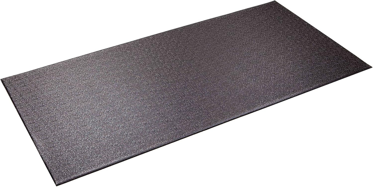 Supermats Heavy Duty Equipment Mat 13GS Made in U.S.A. for Indoor Cycles Recumbent Bikes Upright Exercise Bikes and Steppers (2.5 Feet x 5 Feet) (30-Inch x 60-Inch) (76.2 cm x 152.4 cm) , Black