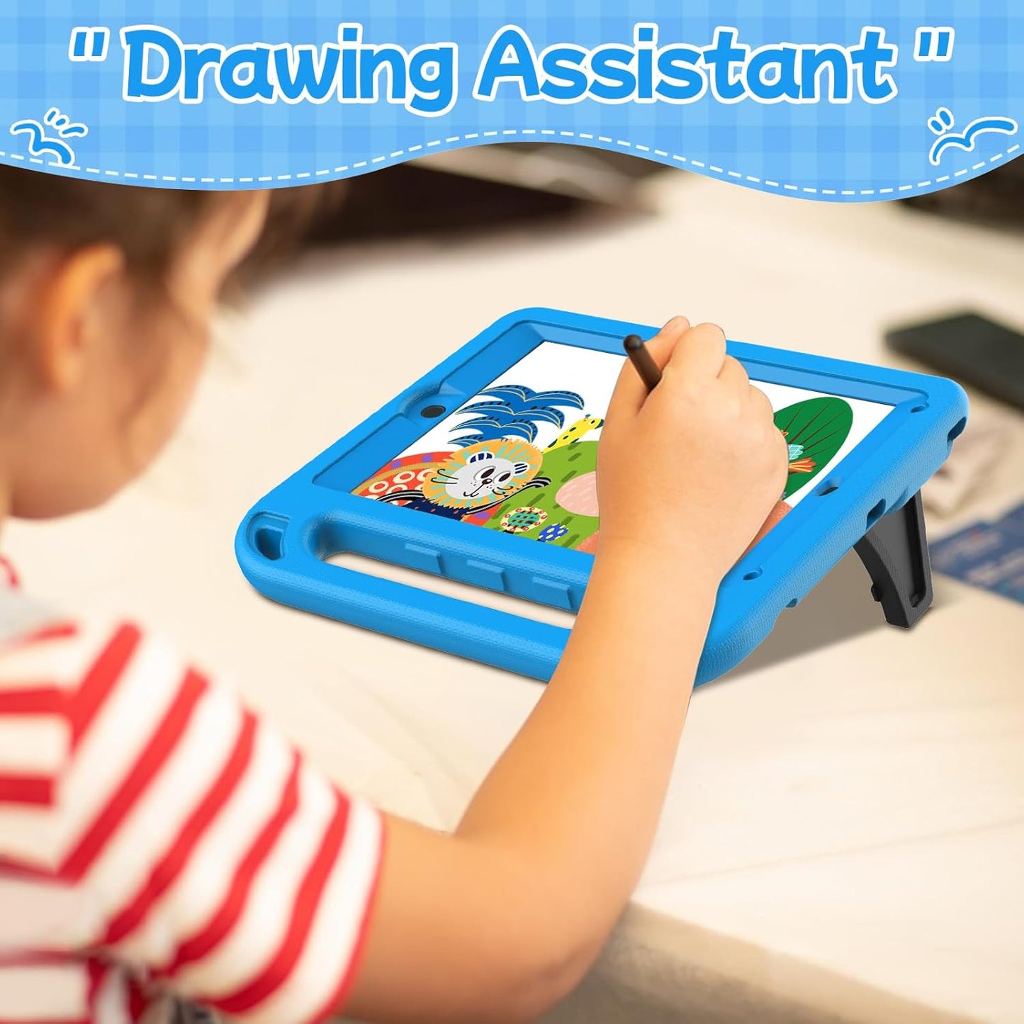 BMOUO 6th/5th 9.7-inch, 2017/2018), 9.7/Air 2 6th 5th Kids Case for iPad Generation (iPad iPad Cas e with Screen