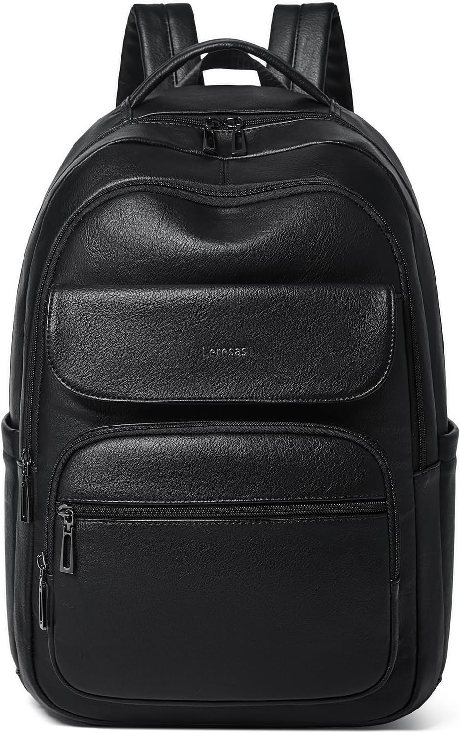 37L Backpack Pack Backpack Leresas Purse for Women Mens Work Travel Teacher Back Laptop Business Vegan Leather Fashion