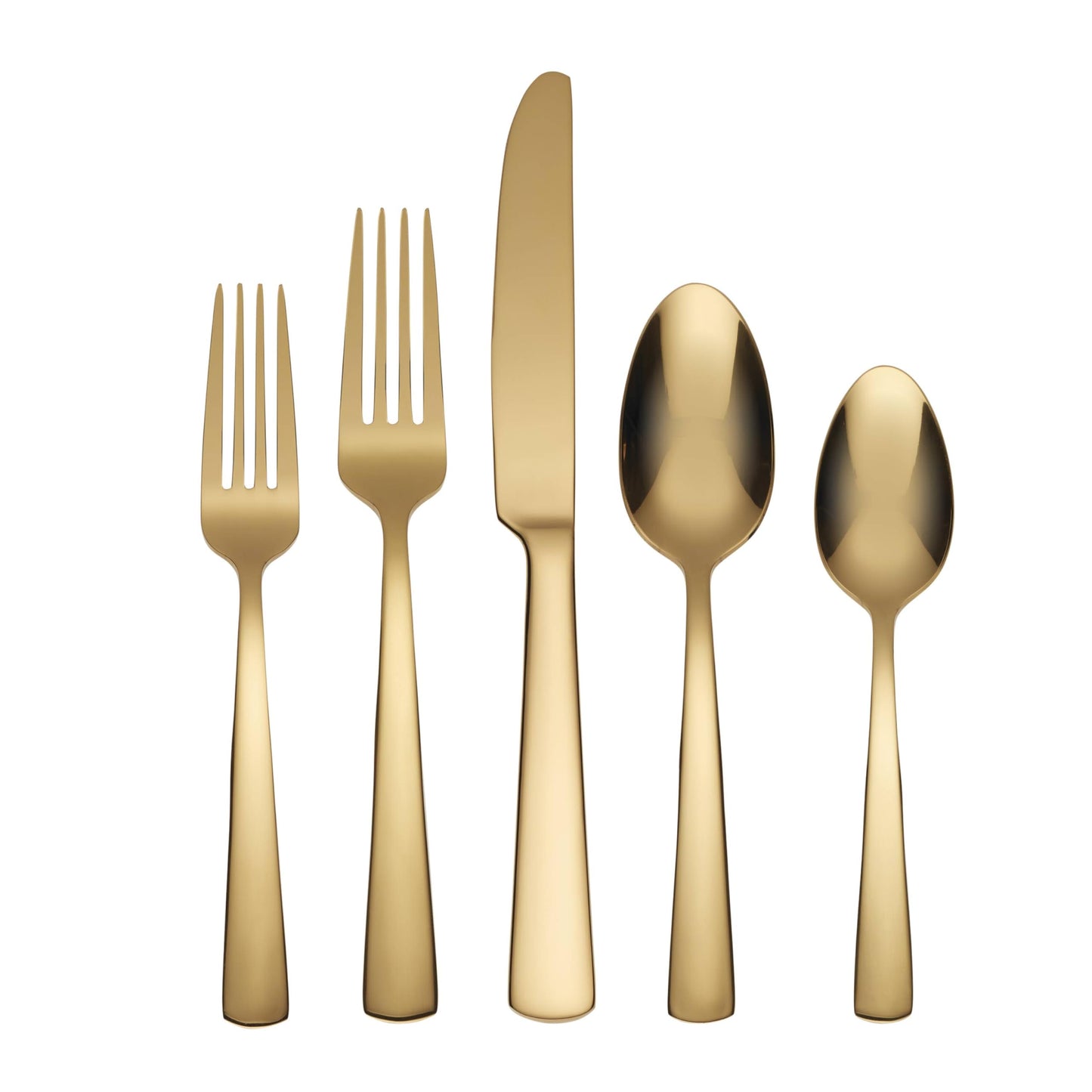 Oneida B1024020AL20 Aptitude Gold 20 Piece Everyday Flatware Set, Service For 4