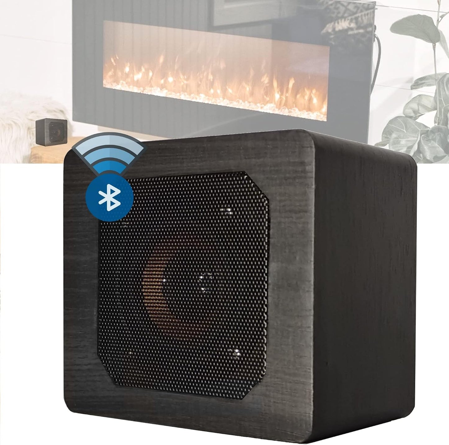 Trebisky 2) Fire Crackler Sound System Comfort Crackling Sound Effect Maker Rechargeable Portable Bluetooth Speaker