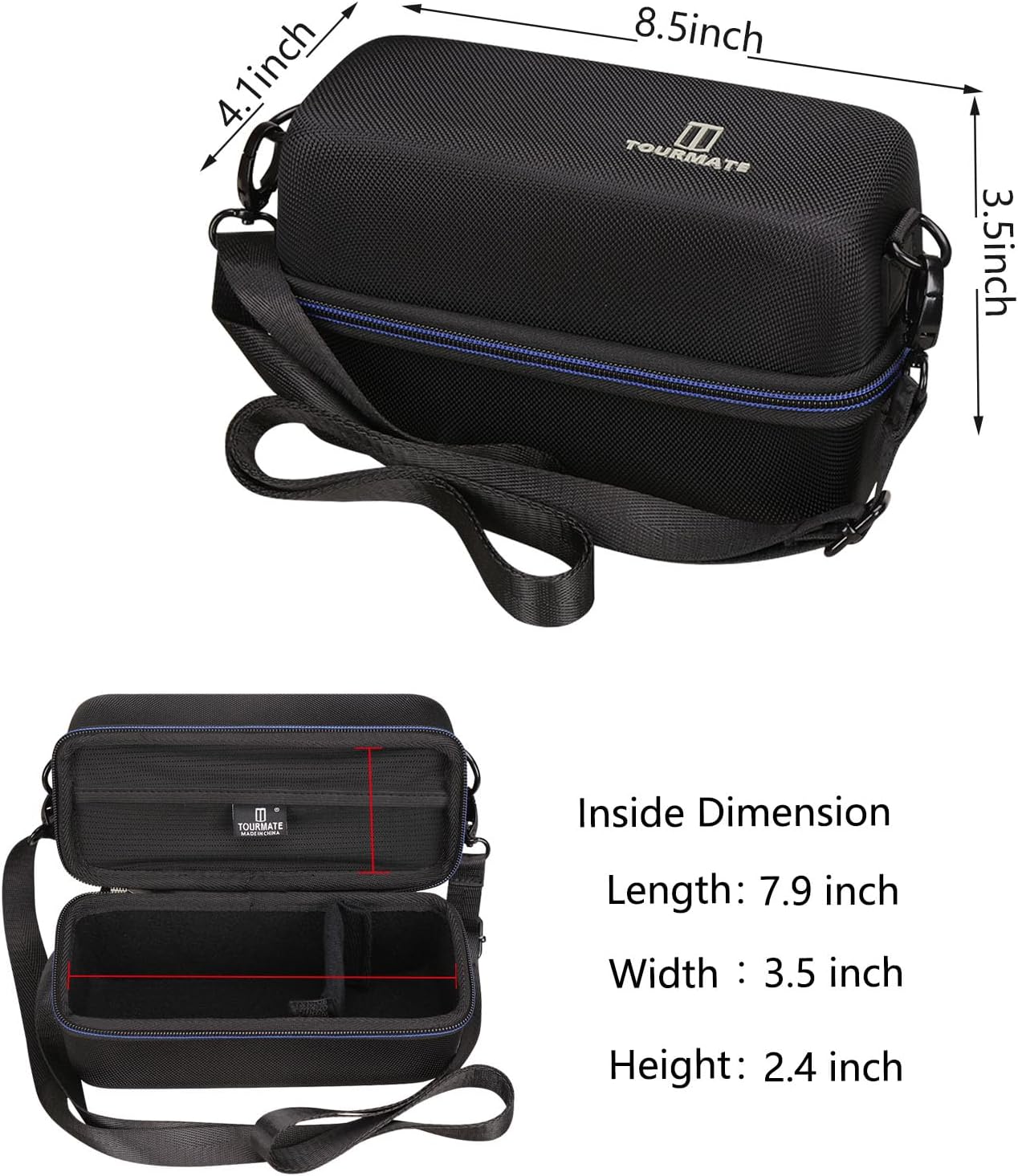 1080P 24.0MP 3.0 Inch(Only Tourmate Hard Storage Case for ALSONE Video Camera - Travel Case for Recorder FHD Box)