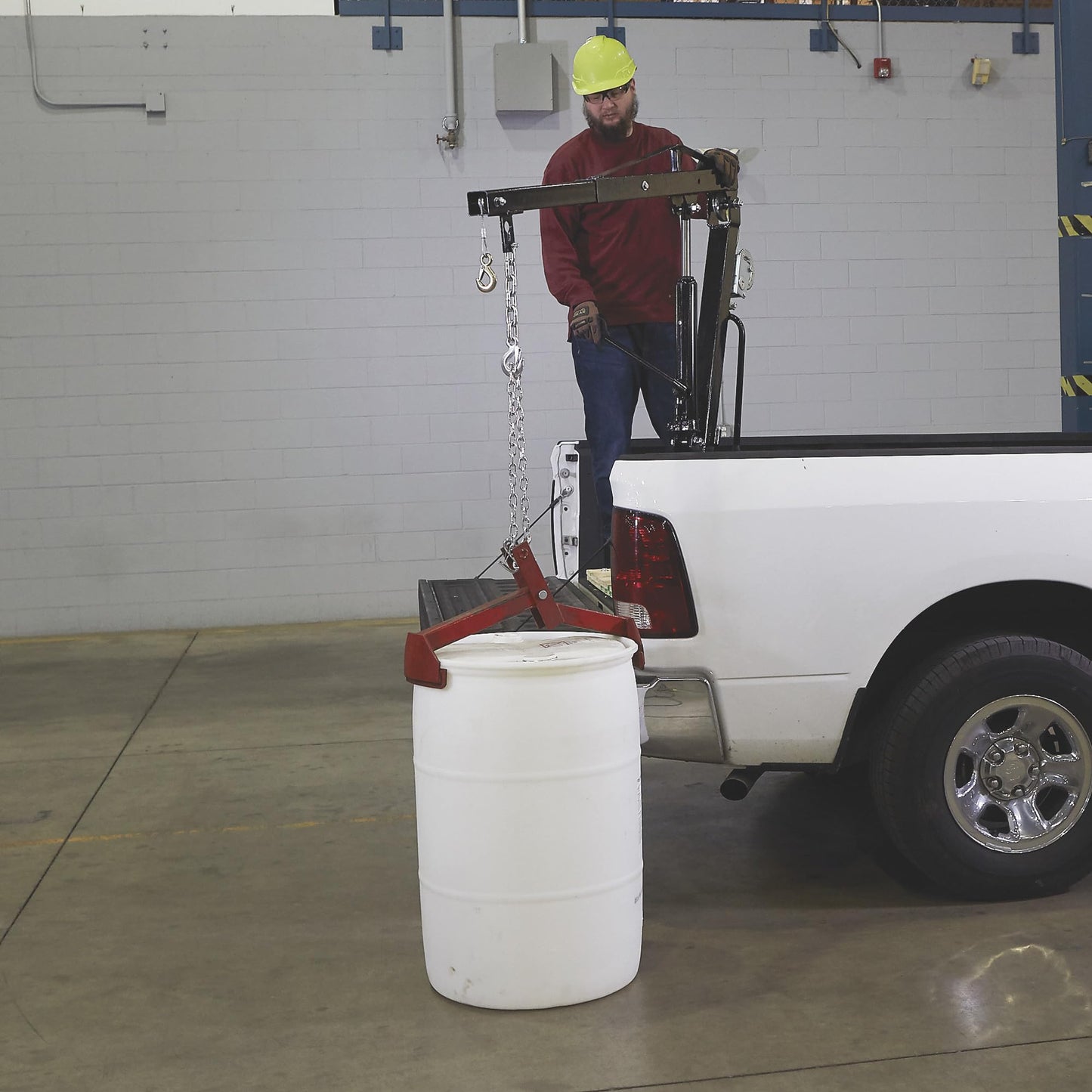 Ultra-Tow Hydraulic Pickup Truck Crane with Hand Winch - 2000-Lb. Capacity