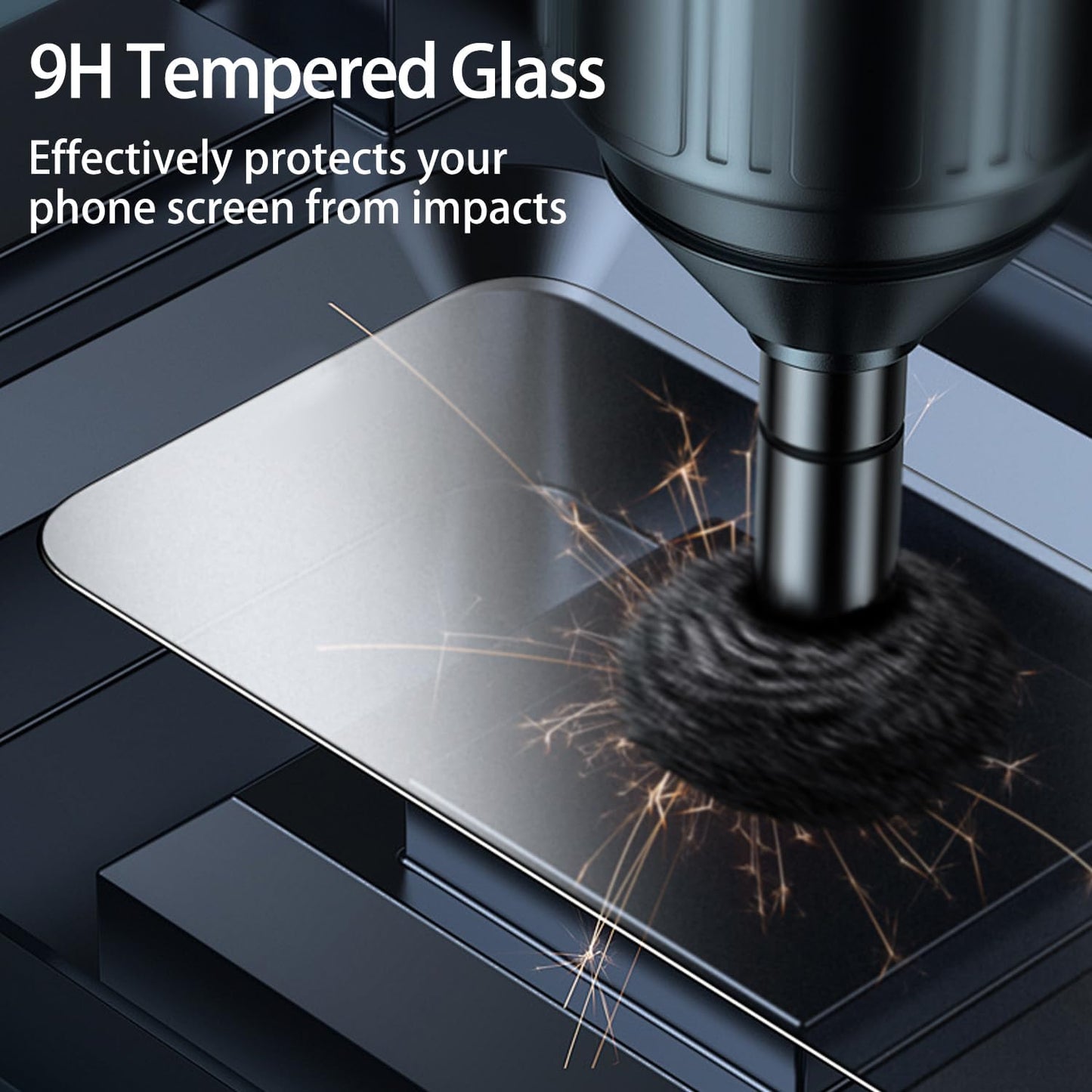 [3 Pack 13 Slanku for iPhone Privacy Screen Protector with Installation Frame, Anti Spy, Private Tempered Glass, Full