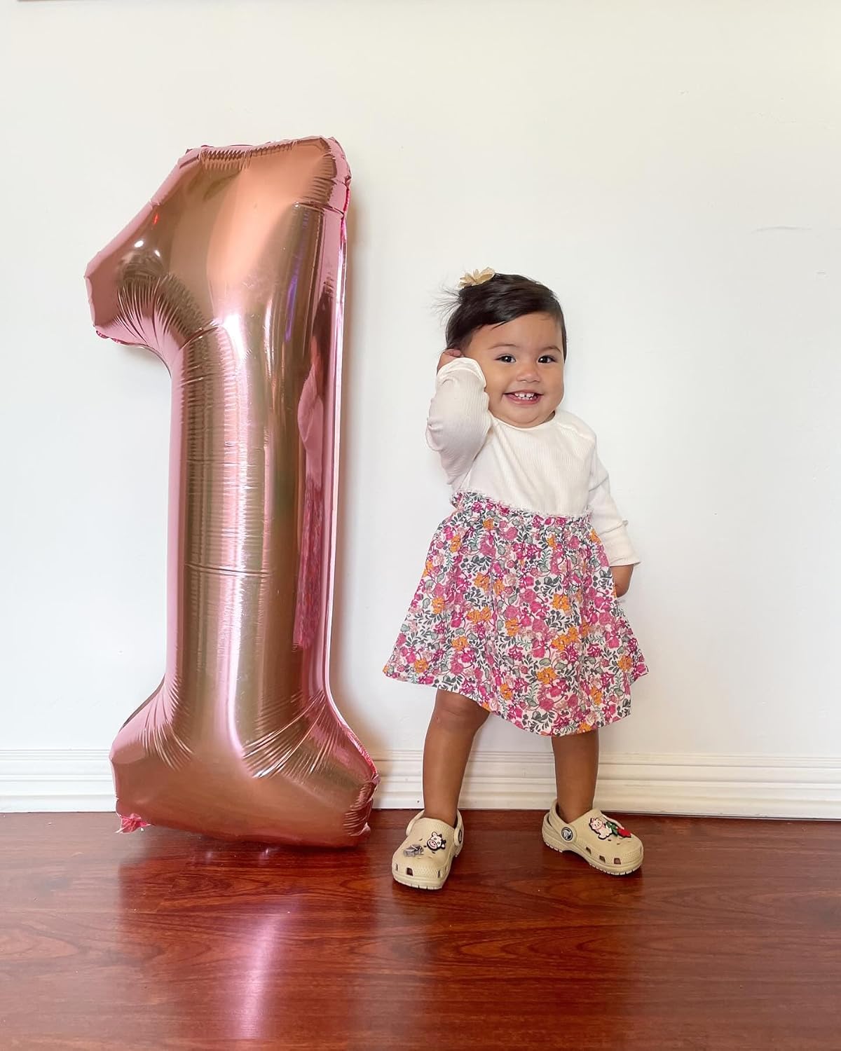 Rose Gold Number 11 Balloon - 40 Inch Birthday Decoration for 11th Birthday Parties
