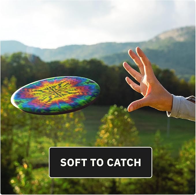 Waboba Wingman Pro - Foldable Silicone Flying Disc - Fly Straight and Far - Perfect for Kids and Adults – Neon Waves