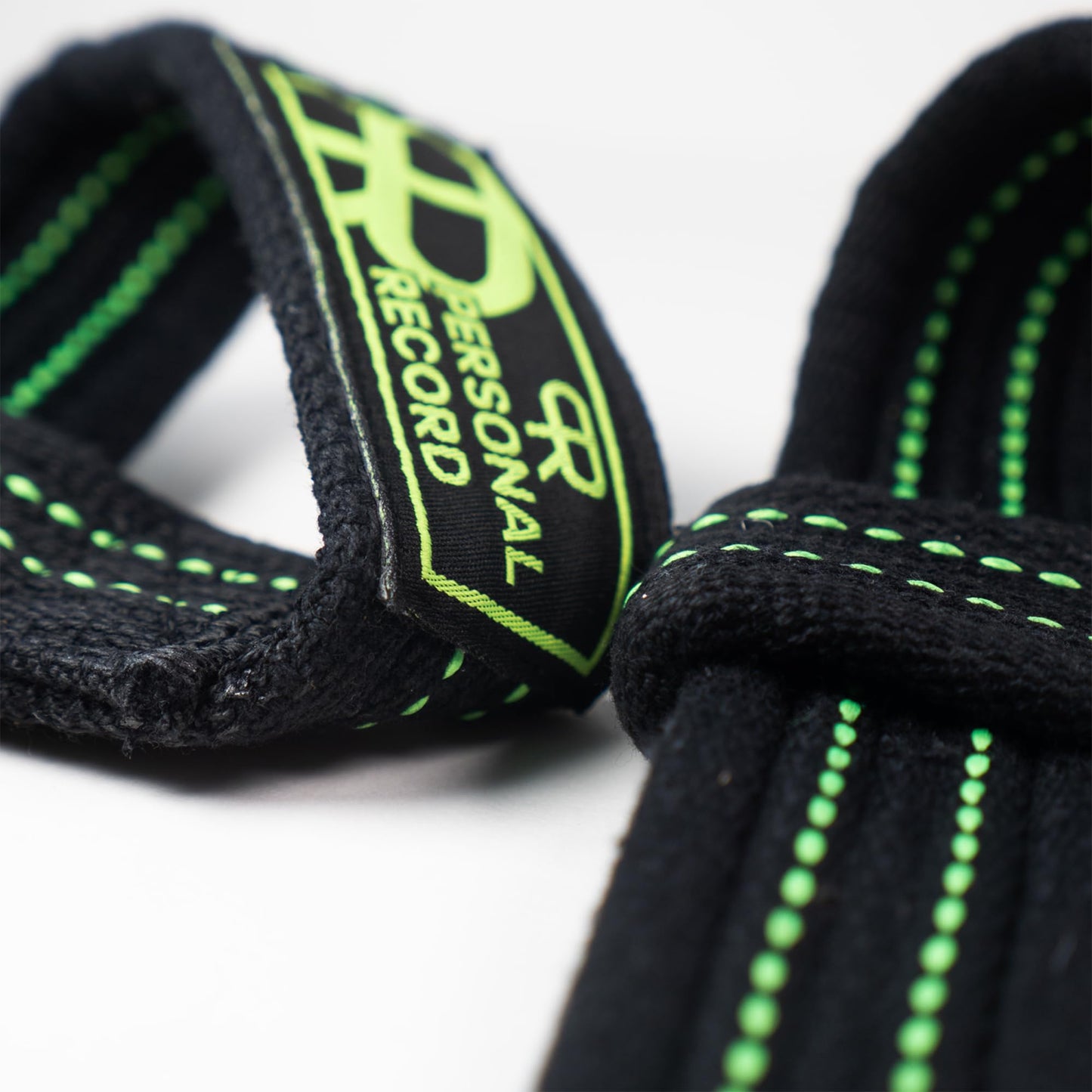 PR PR Lifting Straps for Weightlifting – Heavy Duty Deadlift Straps with Extra Thick Material for Grip & Wrist Support – Gym Wrist Straps for Powerlifting, Bodybuilding, Strength Training (Black Neon)