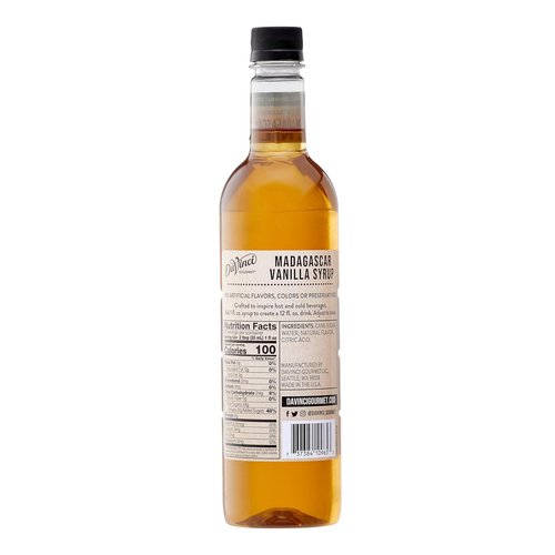 DaVinci Gourmet Madagascar Vanilla Syrup - All-Natural Flavoring | 25.4 Fl Oz