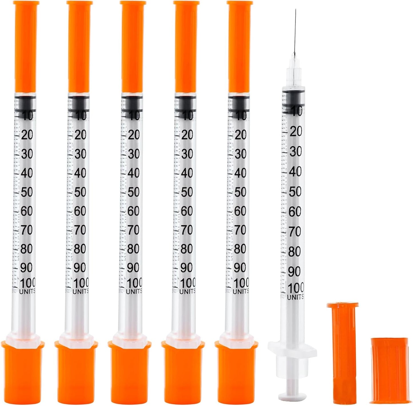 U-100 Syringe - 1cc 31 Gauge, 5/16 Inch, Individually Packed | 20 Pack