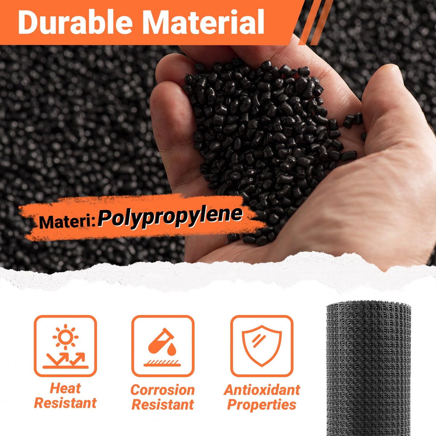 Bi-Directional Geogrid for Retaining Wall 3ft x 52ft,Geogrid Used for Driveway,Retaining Wall