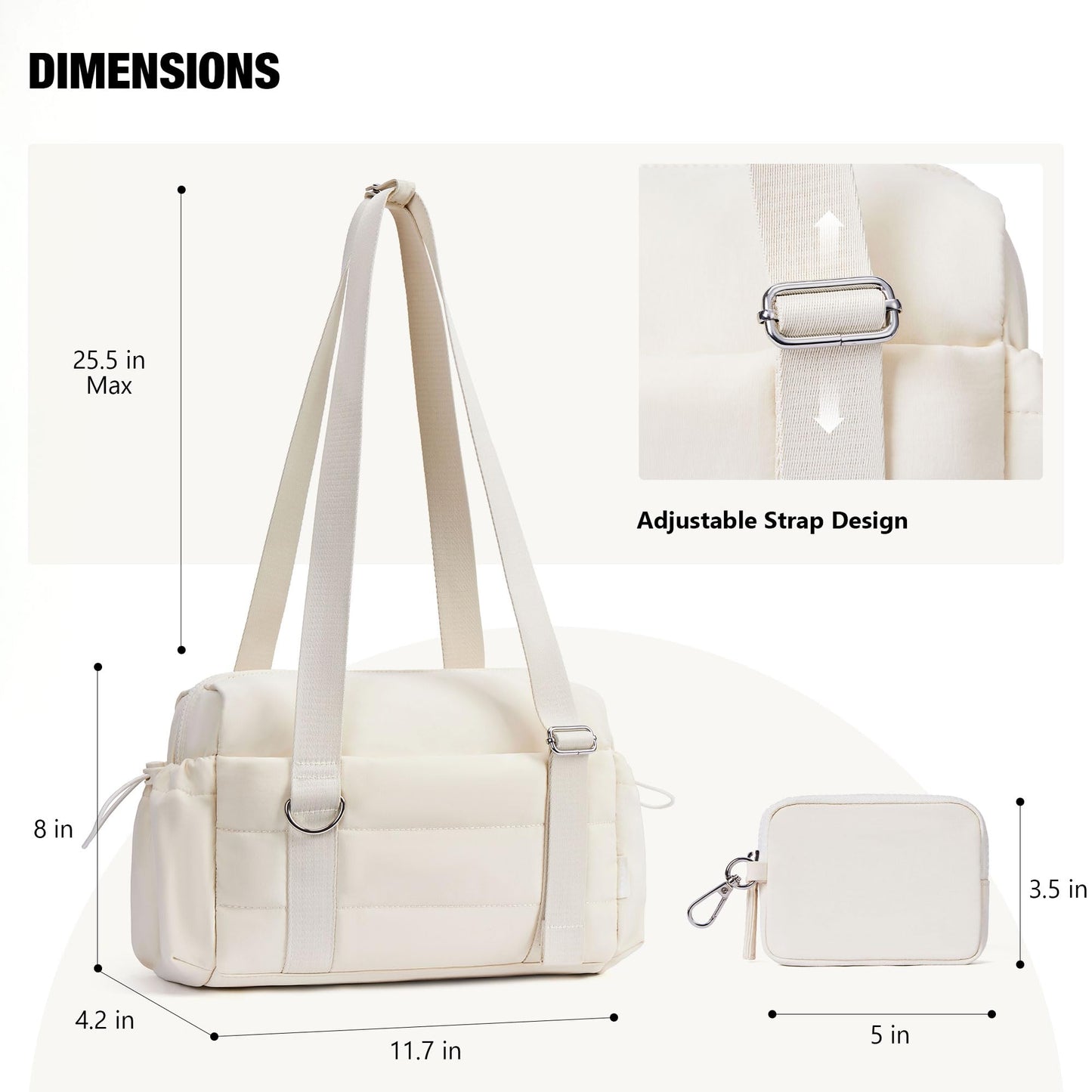ROULENS Small Gym Bag for Women 2 Set Mini Gym Duffle Bag with Wet Compartment and Coin Wallet, Gym Tote Bag for Workout/Sport/Travel
