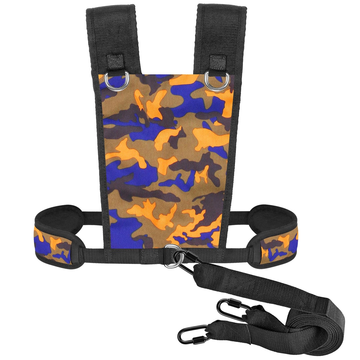 Dolibest Sled Harness for Fitness Resistance, Works with Tire, Sled and Parachute -Adjust Padded Shoulder Strap, Durable and Comfortable, Perfect for Running, Football Speed and Strength Training
