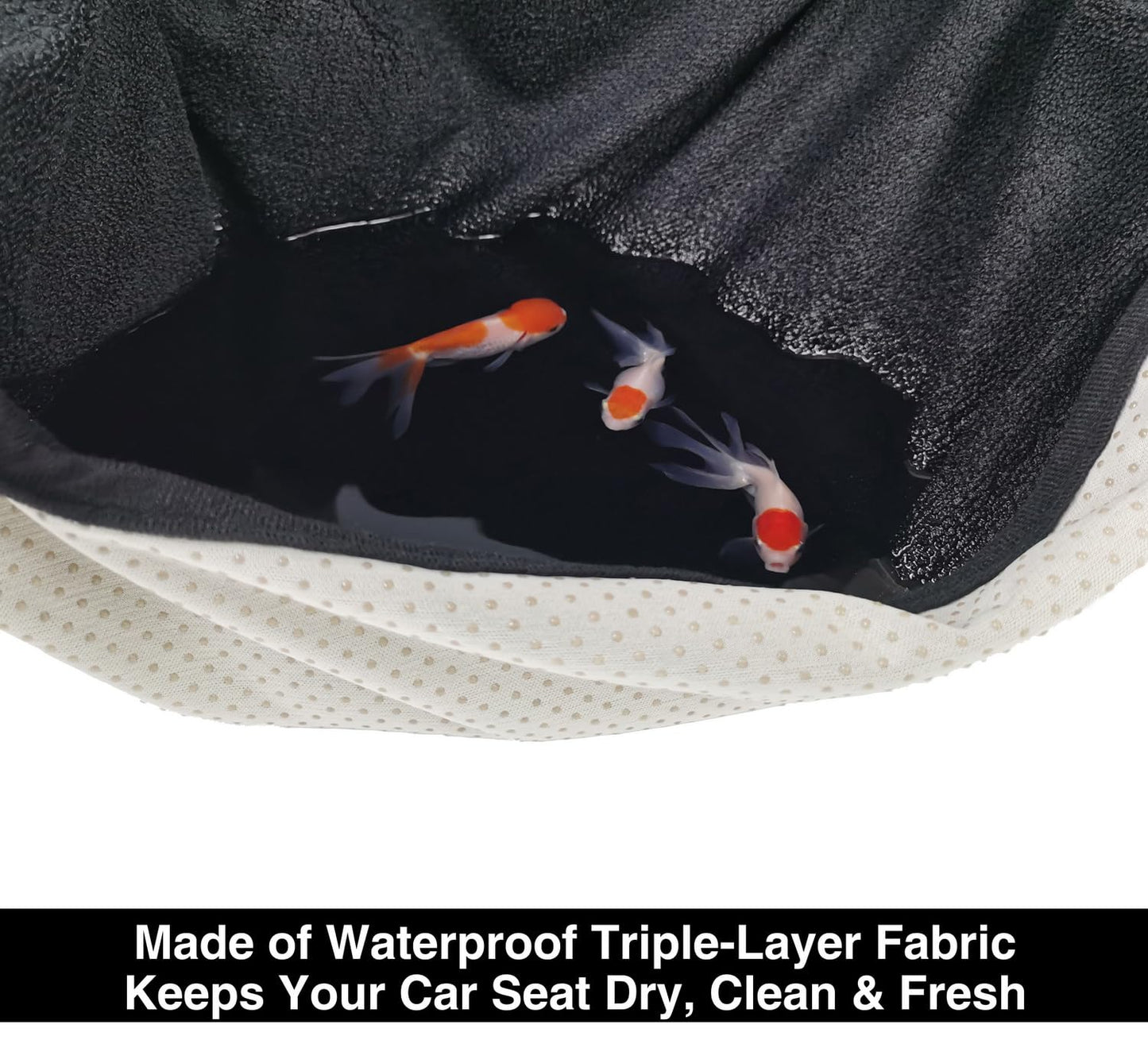 VSHIELD Waterproof Towel Car Seat Cover, Sweatproof Non-Slip Seat Protector, Universal Fit for Front Bucket or Rear Bench Seat of Cars, SUVs, Vans, Trucks, Compatible with Airbags and Armrests