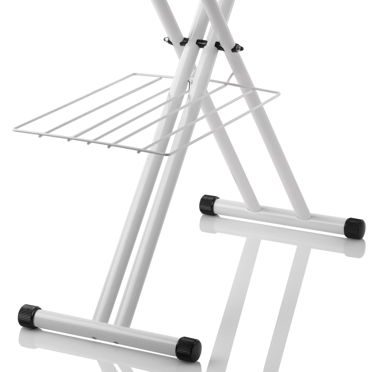 Reliable 320LB 2-in-1 Ironing Board, Standard 47.25” x 19” Convertible to Extra-Long Rectangular 55” x 19”, Vera Foam Cover, Conex Heat Resistant Zone, Removable Iron Rest, Adjustable Height