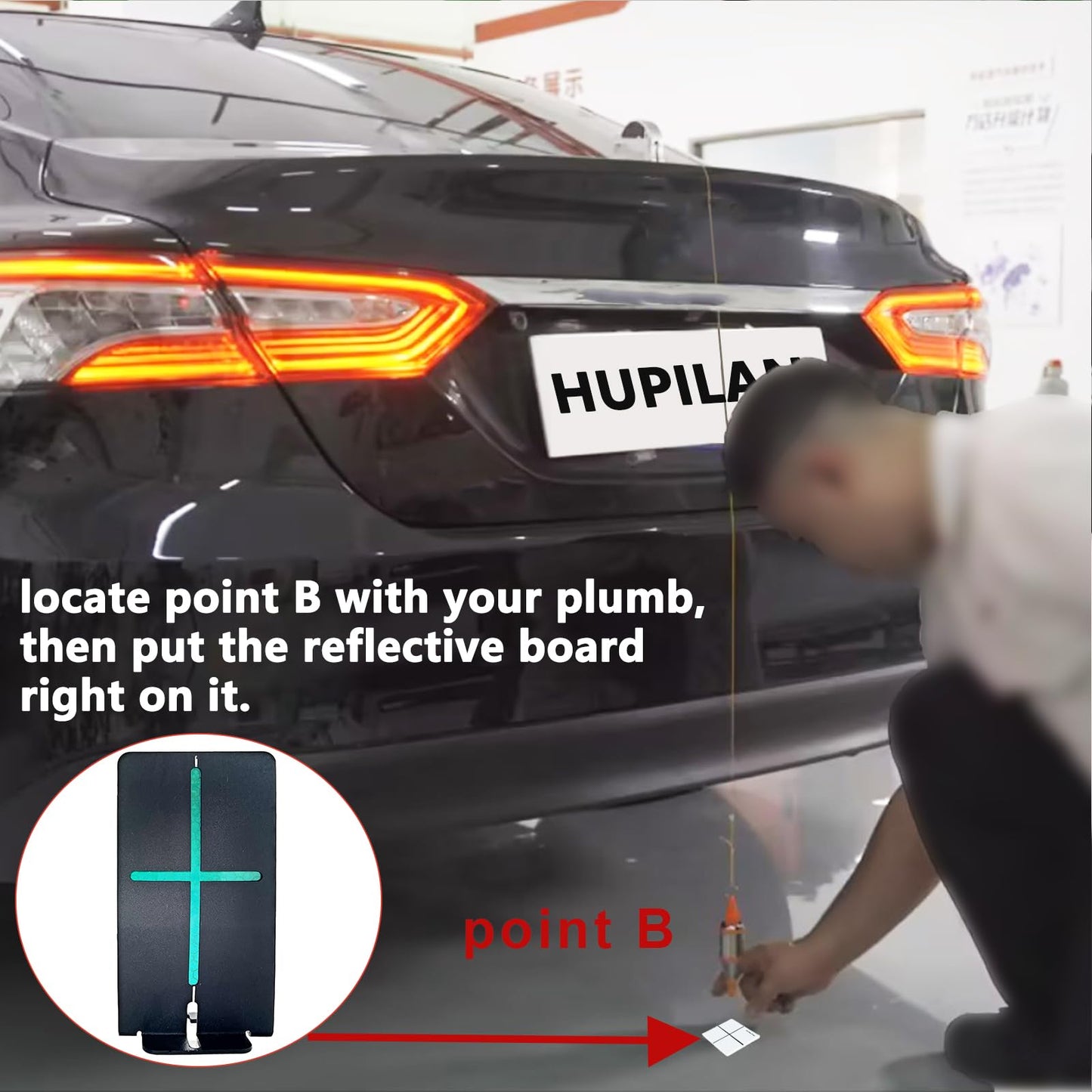 ADAS Calibration Tool 8.07"Outer Edge Reflector for Automobile Light & Heavy Vehicles with Digital Angle Finder, Assist Mirror for Accurate Car Alignment