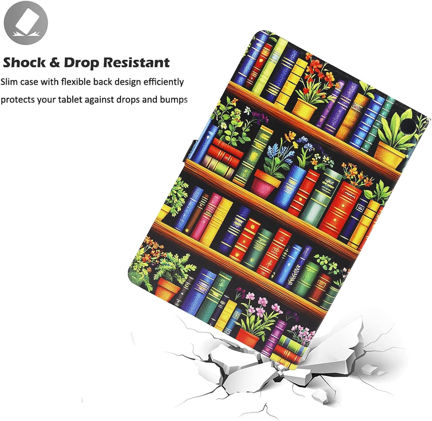 Viclowlpfe 8 8 (12th/10th 2024/2022/2020), Amazon Kindle Fire HD and Fire HD Plus Tablet Case Generation, Slim Fit