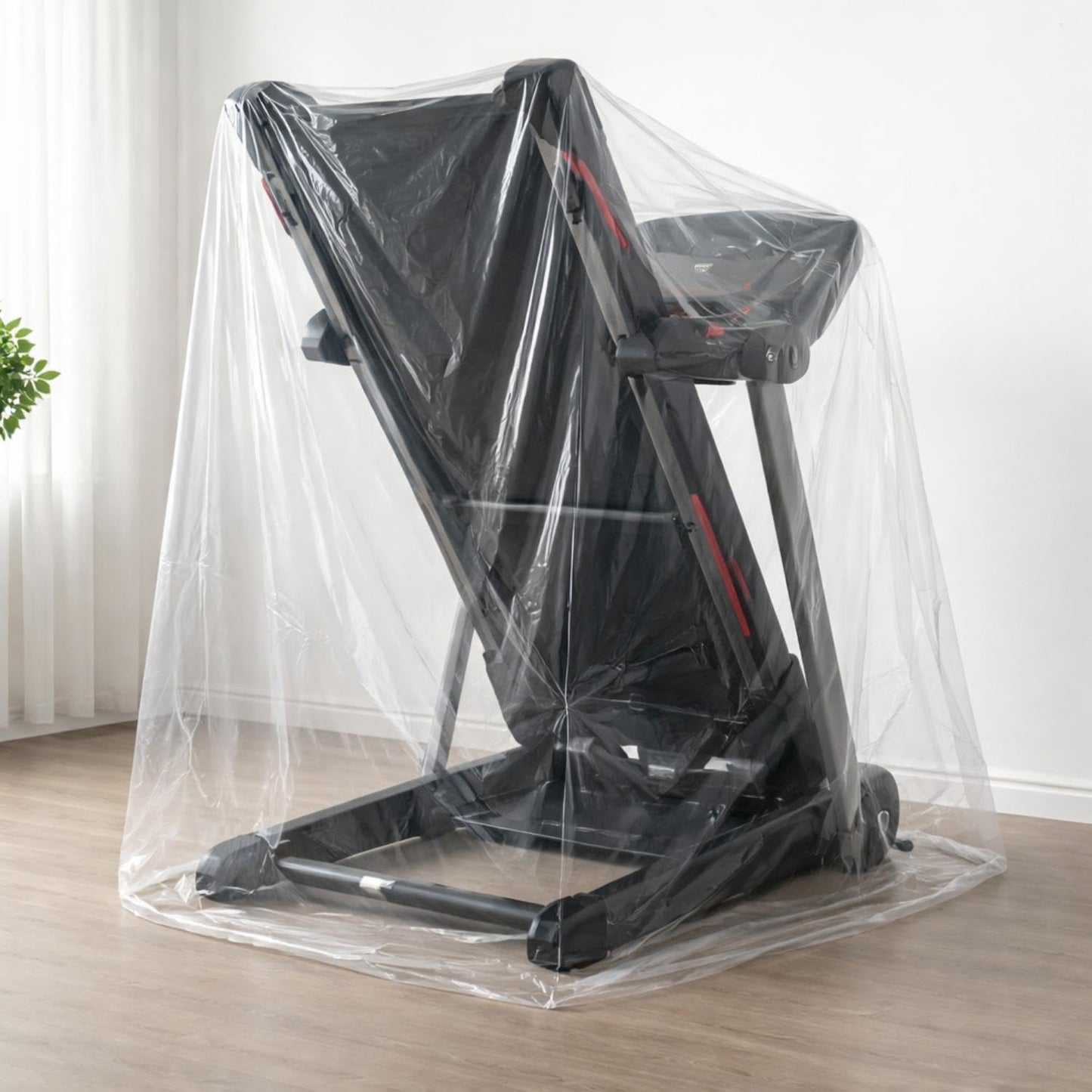 Hungdao 3 Pack Plastic Folding Treadmill Cover, Exercise Equipment Protector, Waterproof and Dustproof for 43 L x 38 W x 50 H Most Folding Treadmills