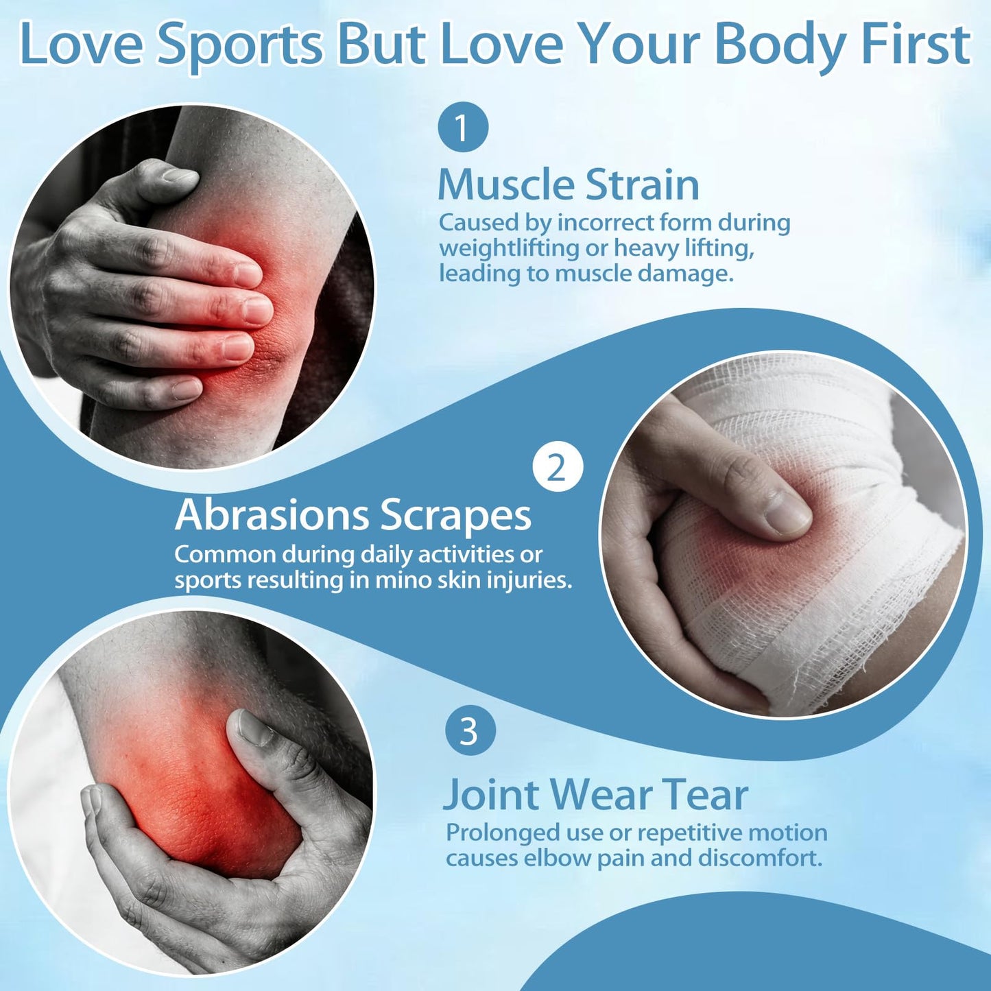 ElevateTech Elbow Brace for Tendonitis Women Men Elbow Pad Brace Support Tennis Elbows Compression Arm Sleeve Wrap Support with Adjustable Straps, Golfer's Elbows Sprains/Strains Pain