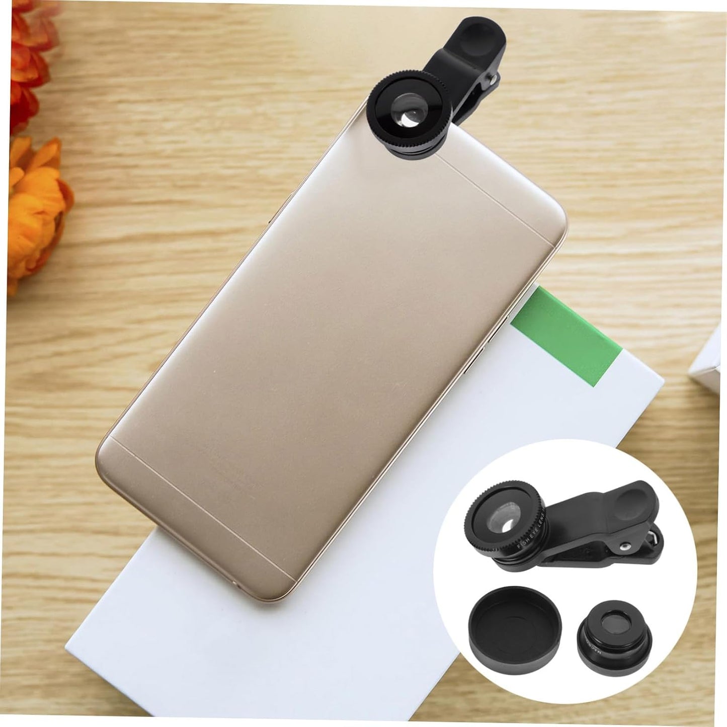ARTIBETTER 1Set Phone Camera Lens Macro Wide Angle Fisheye Lens Kit for Mobile Phones Clip Design for Enhanced