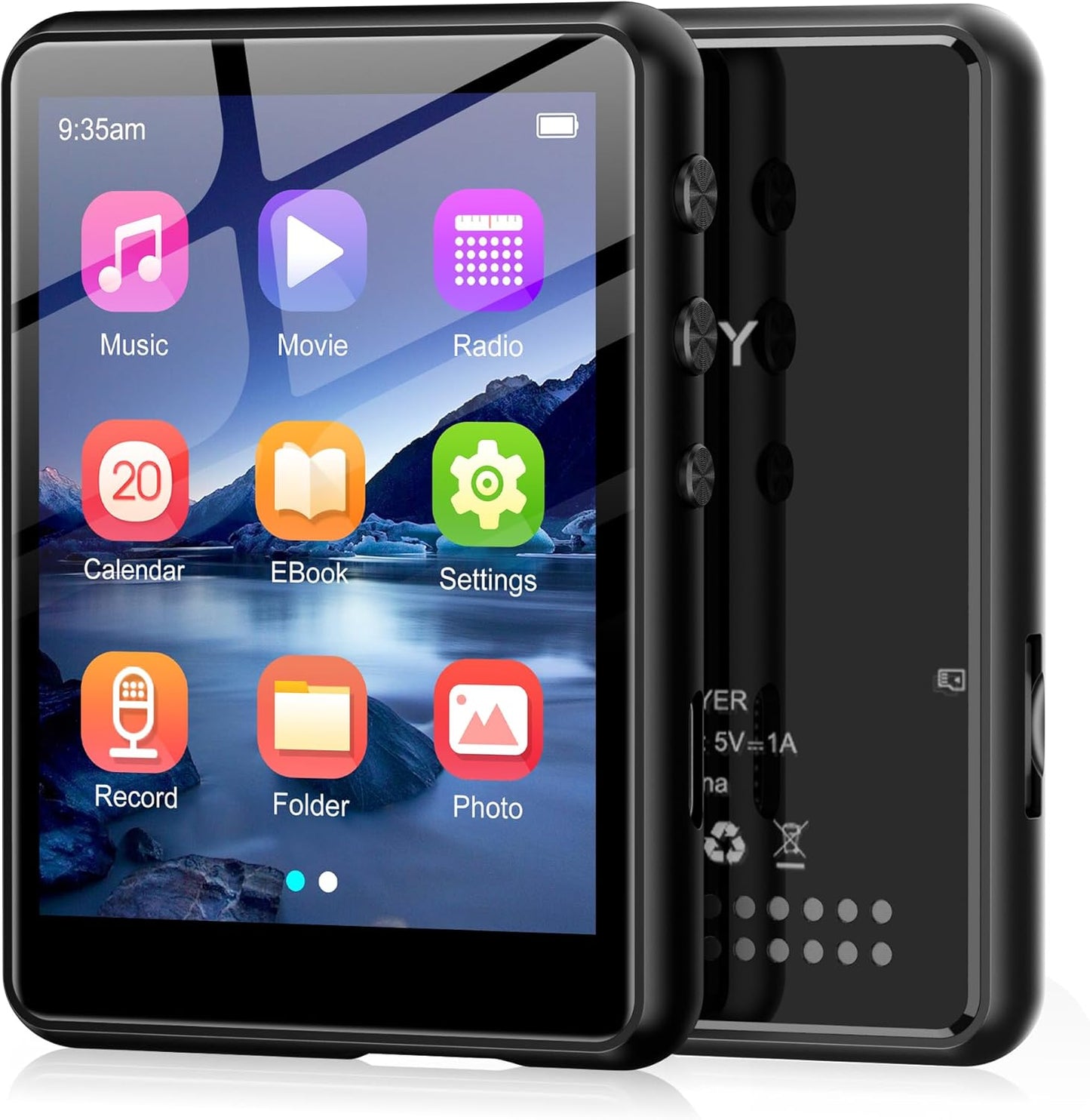 SWOFY 128GB MP3 M4 5.4 Player with Bluetooth - Music Player with Bluetooth